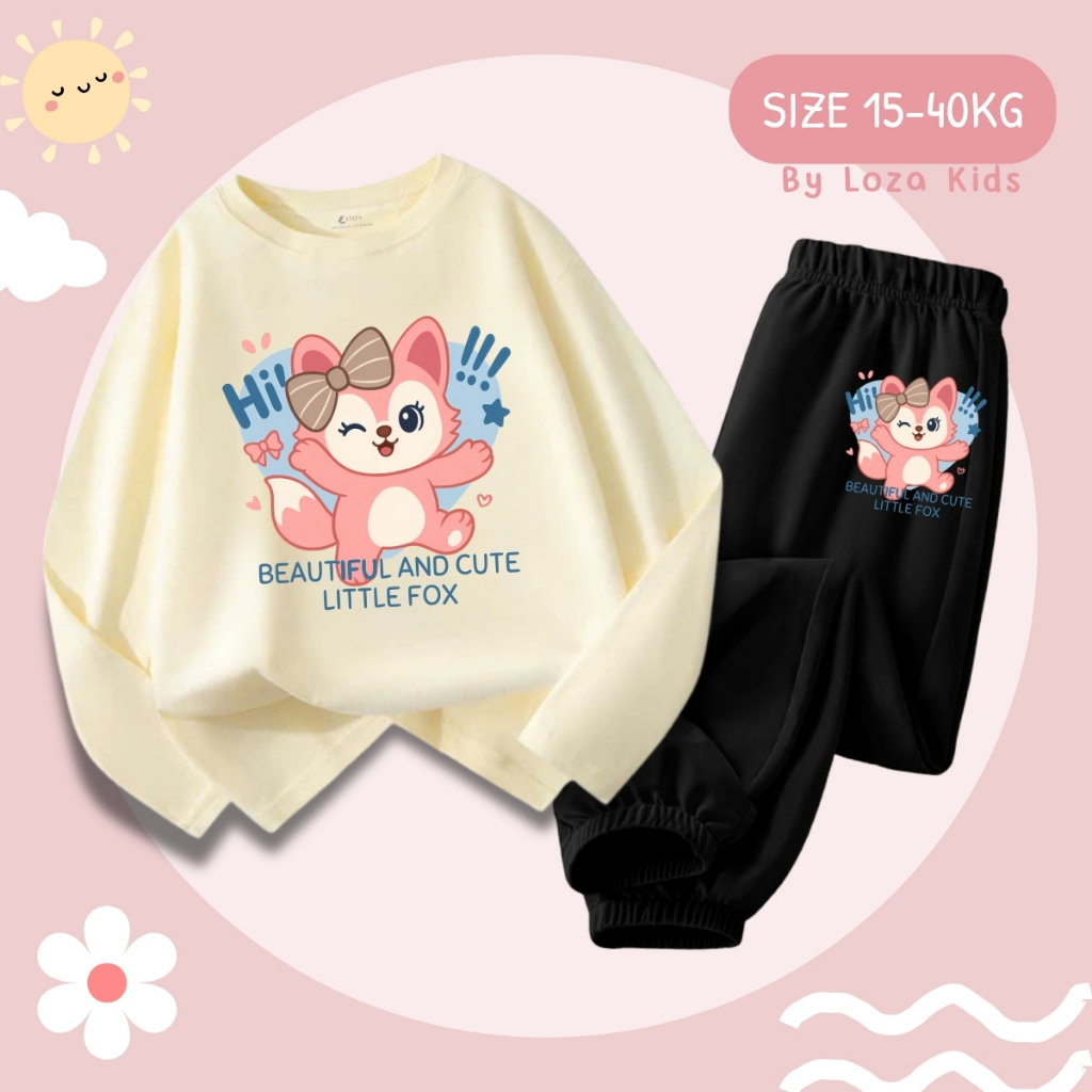 Bộ Thu - Đông bé gái in hình LINABELL- Loza Kids BW437_thumbnail_4