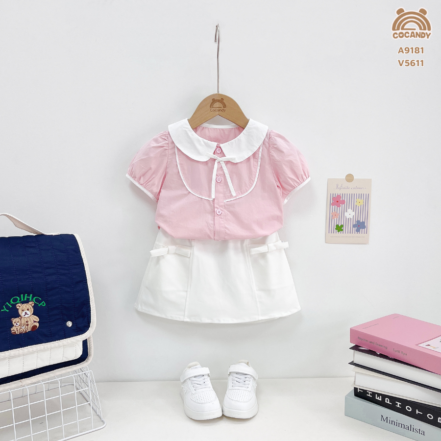 Chân váy cộc TRẮNG chữ A 2 nơ_thumbnail_4