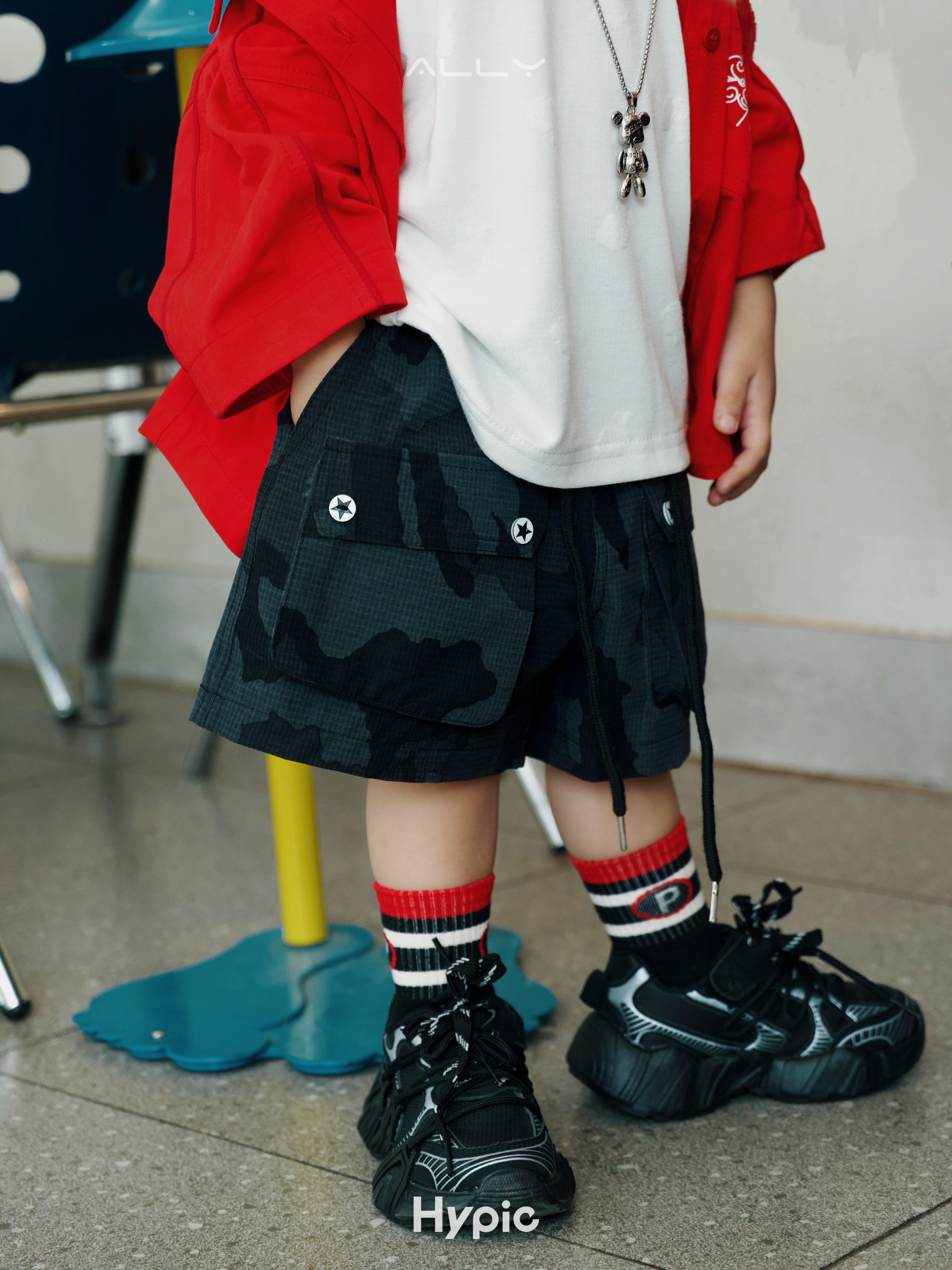 Quần short rằn ri Q70