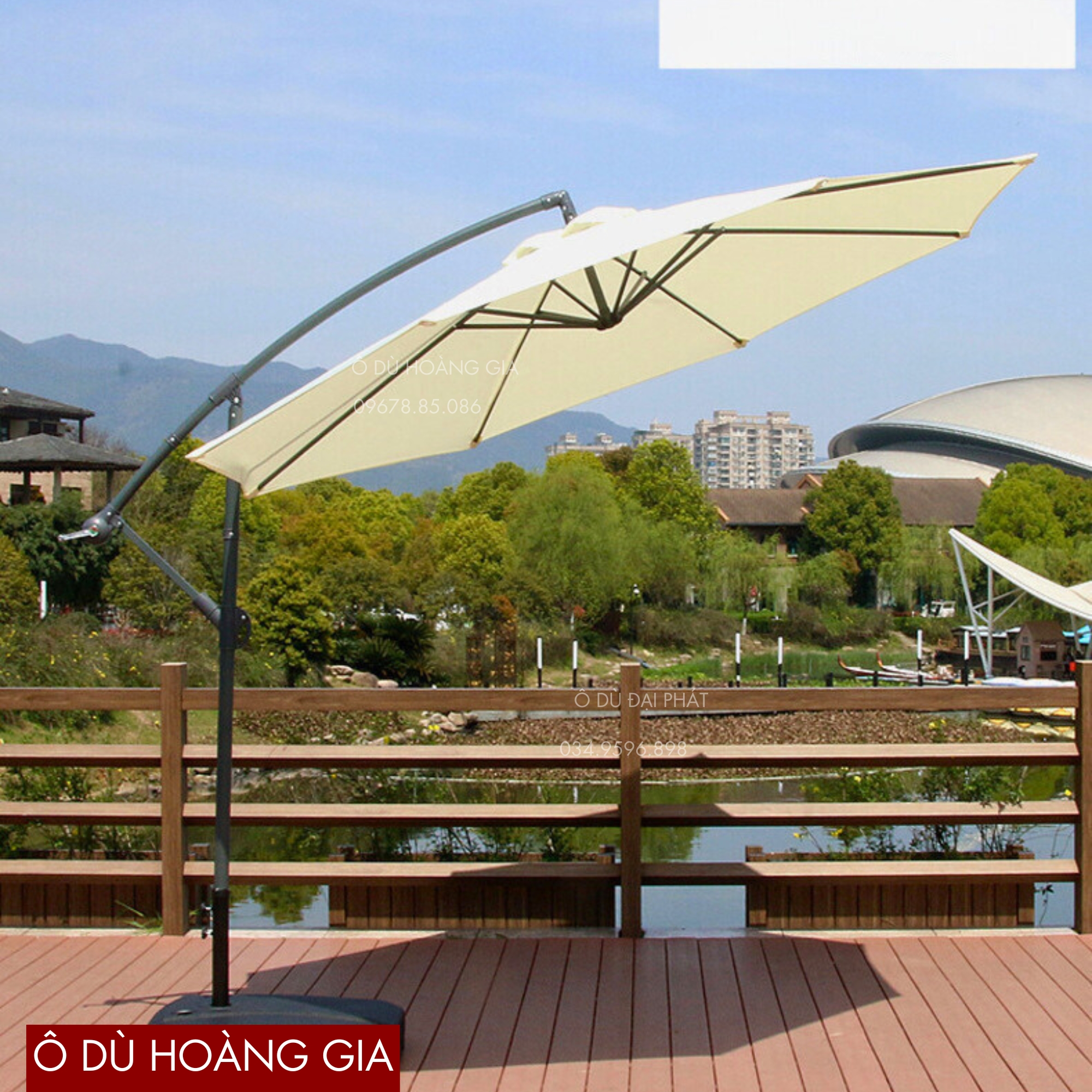 dù lệch tâm tròn 3m x 3m khung thép cao cấp_thumbnail_2