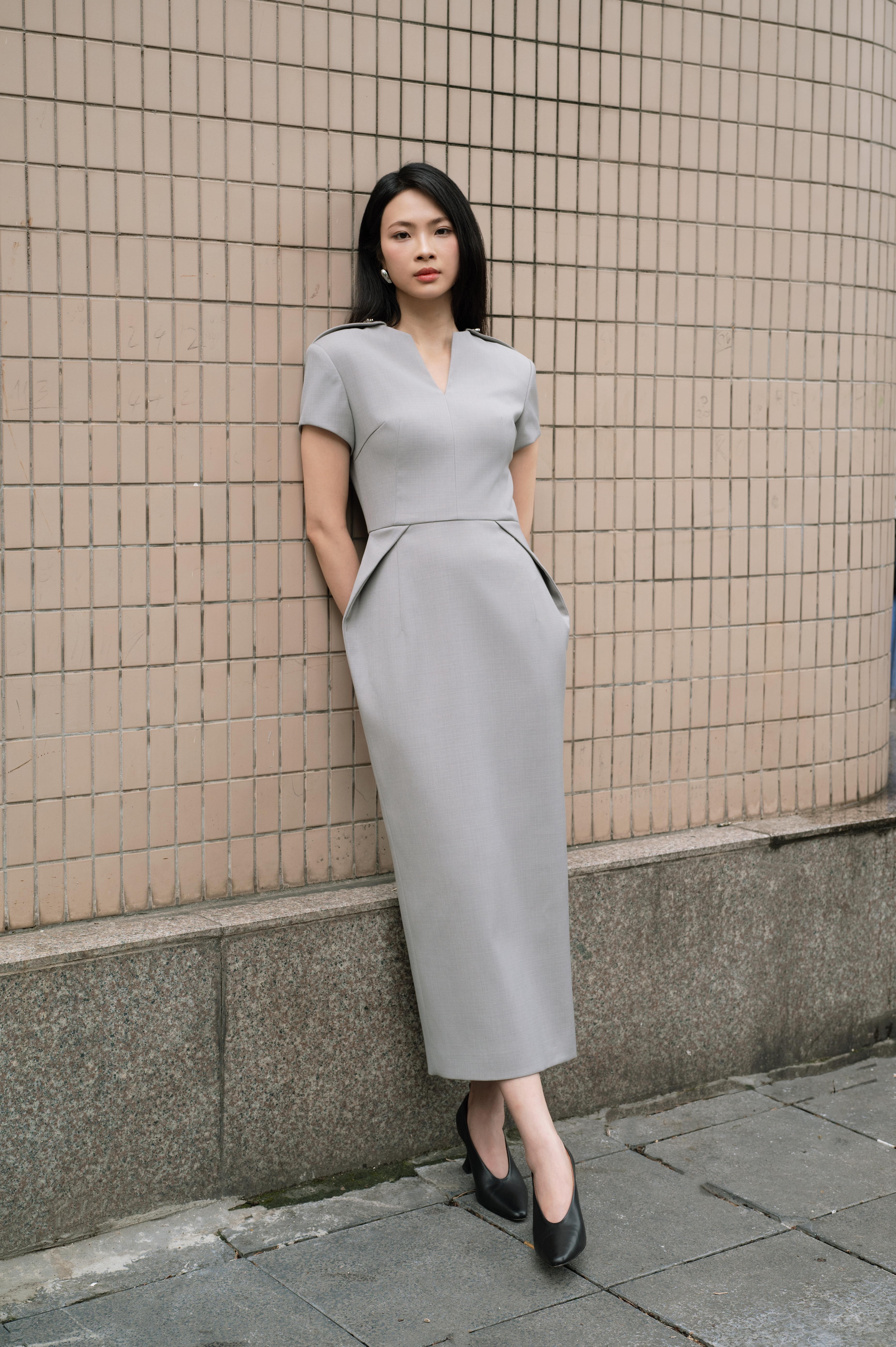 MIA DRESS - Grey_thumbnail_2