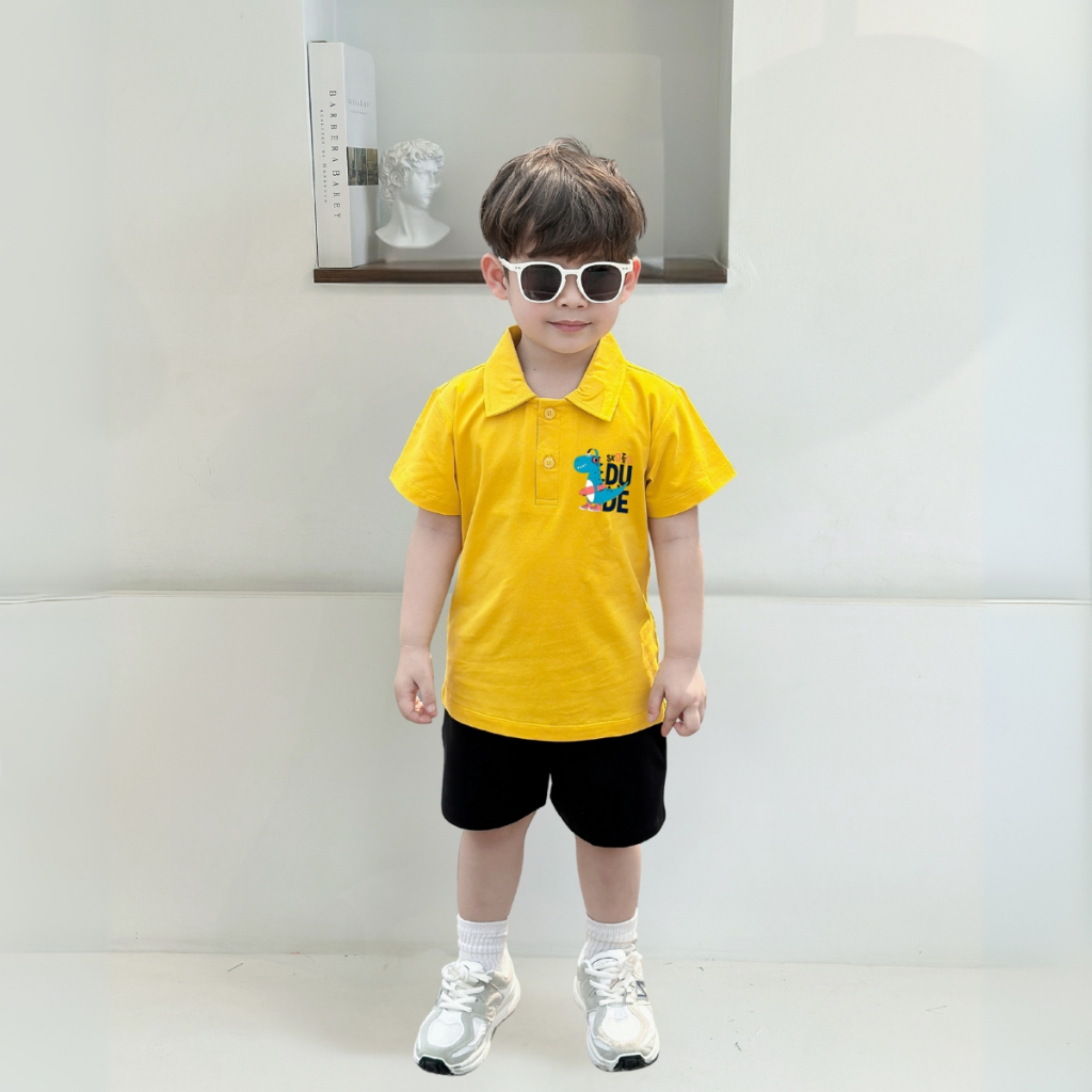 Áo polo bé trai in hình Khủng long - Loza Kids PL3184_thumbnail_1