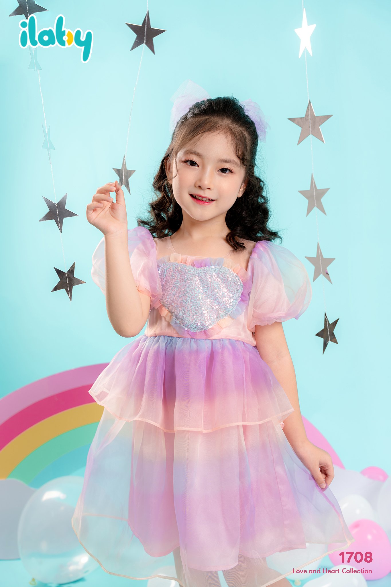 Váy voan loang màu phối trái tim kim sa_thumbnail_1