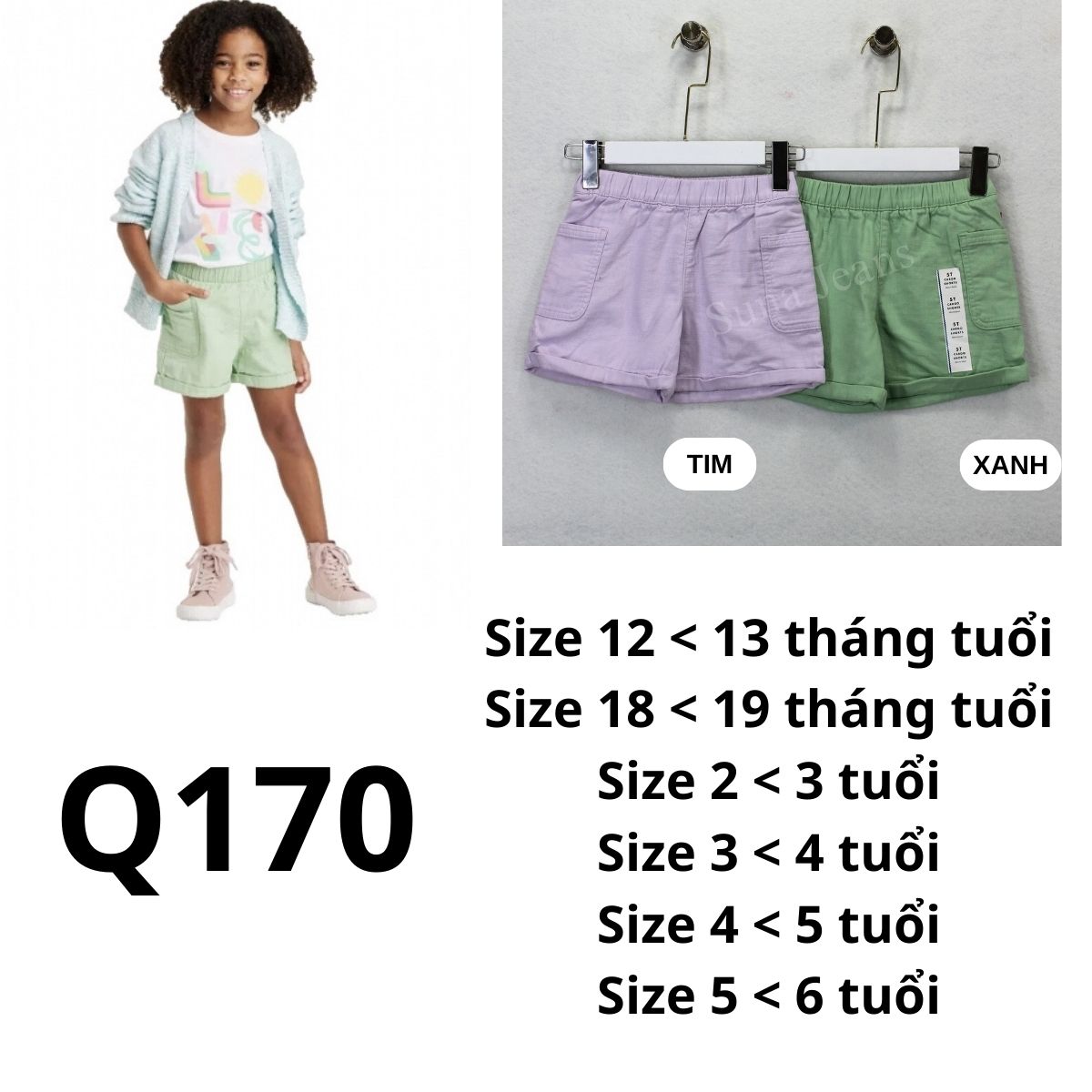 Q170 – Quần Short Kids