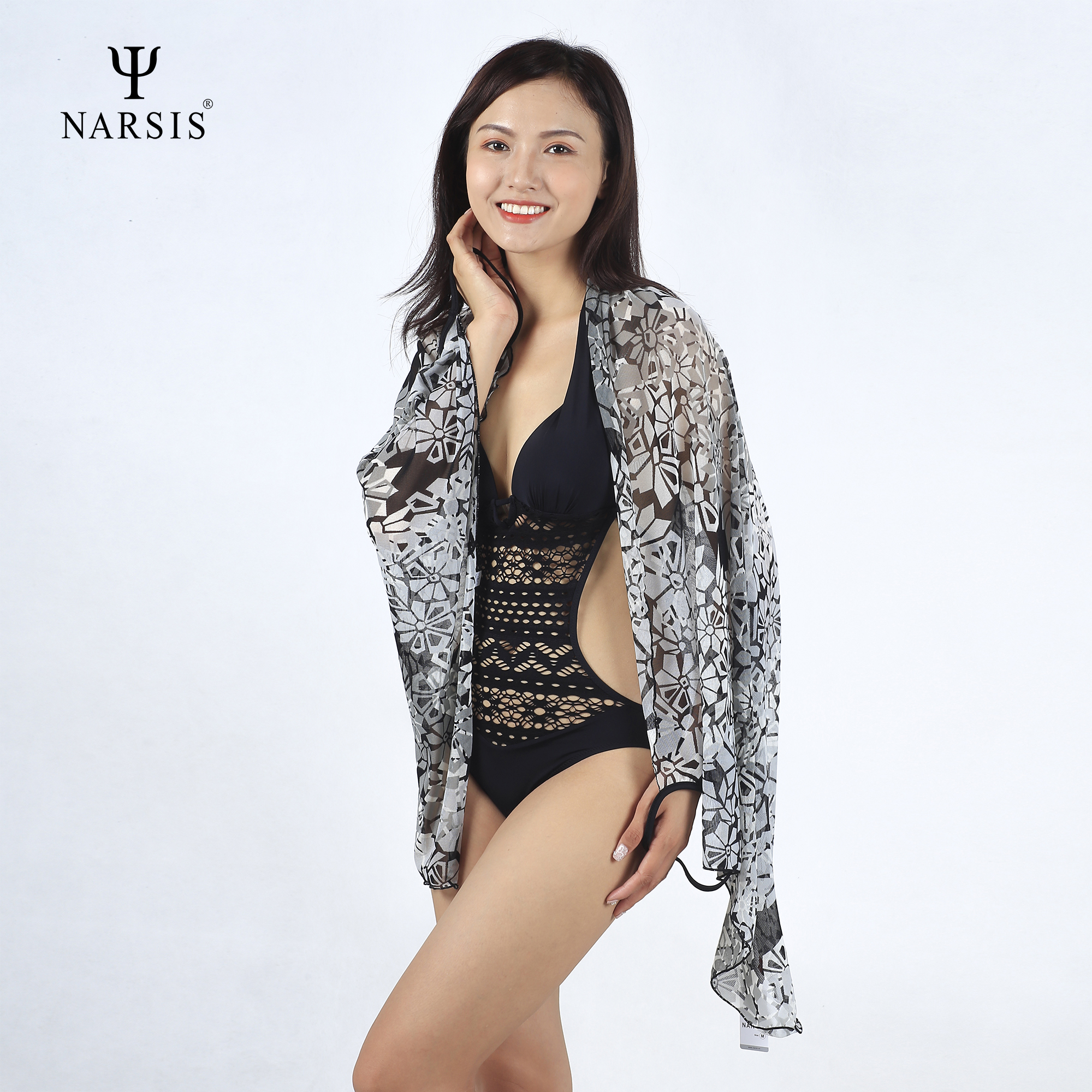 ÁO CHOÀNG ĐI BIỂN A7001 NARSIS CHẤT LIỆU THOÁNG MÁT, DỄ CHỊU, THOẢI MÁI CẢ NGÀY, DỄ VẬN ĐỘNG