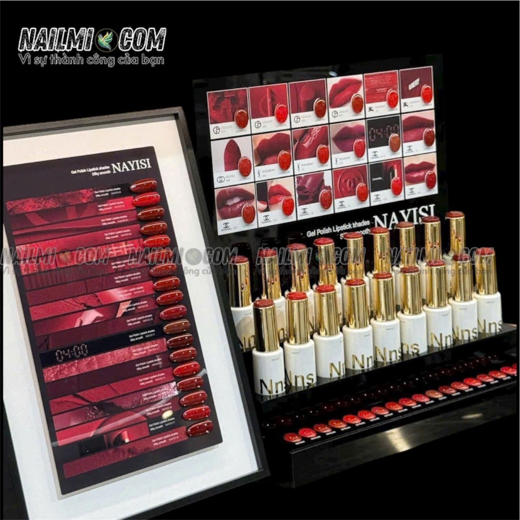 Set sơn gel - Tông đỏ - 18 màu - NAYISI_thumbnail_1
