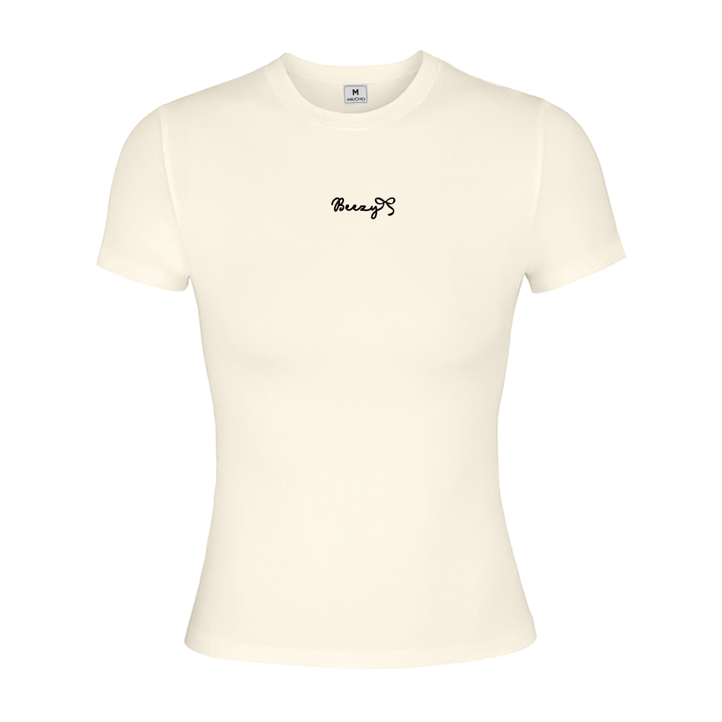 Áo baby tee ôm body local brand Beezy vải visco thoáng mát cổ tròn in basic 2681_thumbnail_8