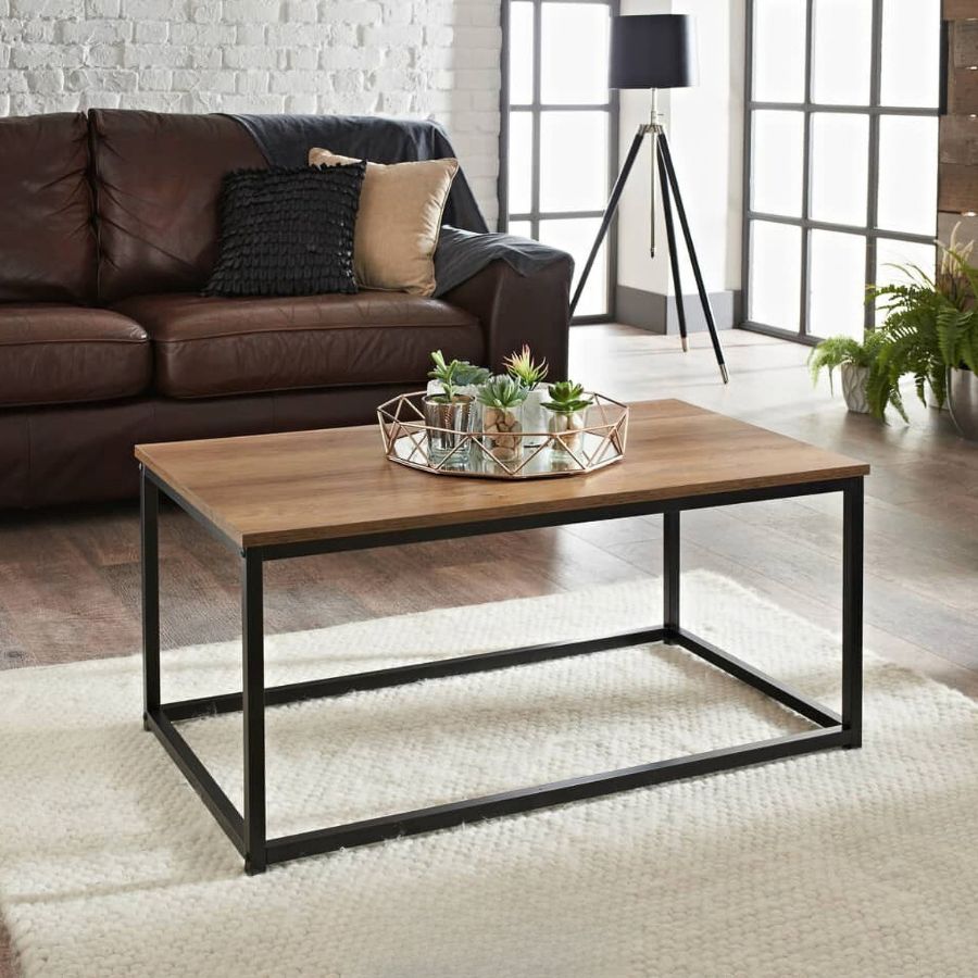 Bàn Sofa 17 Stories màu nâu tràm
