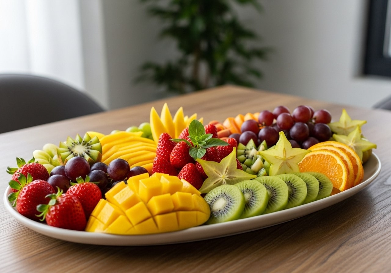 Cách Bày Đĩa Hoa Quả Đẹp: Bí Quyết Trang Trí Tinh Tế & Ấn Tượng