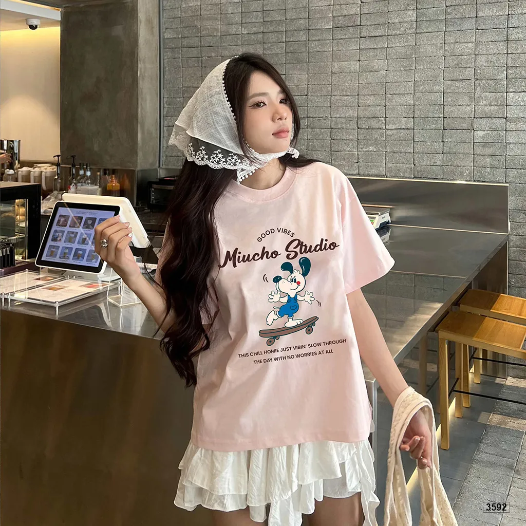 Áo thun boxy hoạt hình mẫu mới Miucho Studio 3592_thumbnail_3