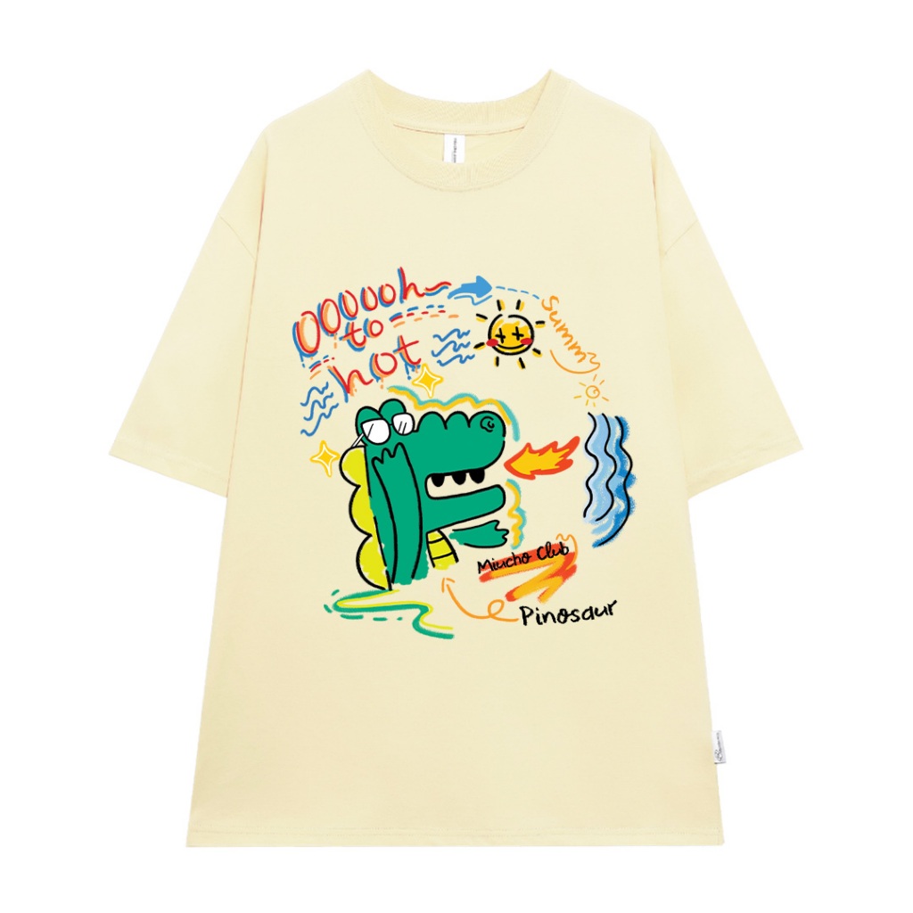 Áo phông nam form rộng nhiều màu ATD1072 Miucho Man tay ngắn cổ tròn in mix_thumbnail_12