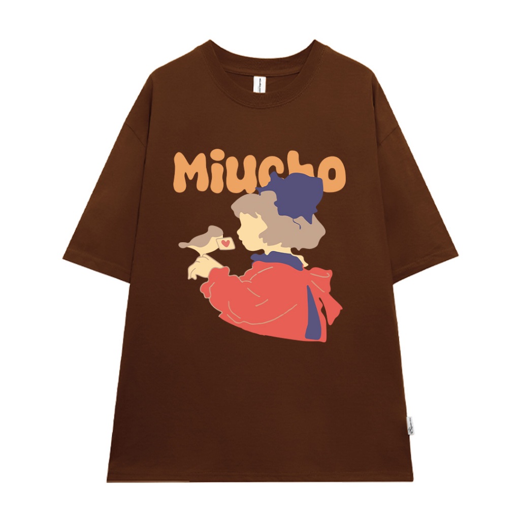 Áo thun couple cute form rộng unisex đủ size ATD1057 Miucho tay lỡ cổ tròn in mix_thumbnail_7