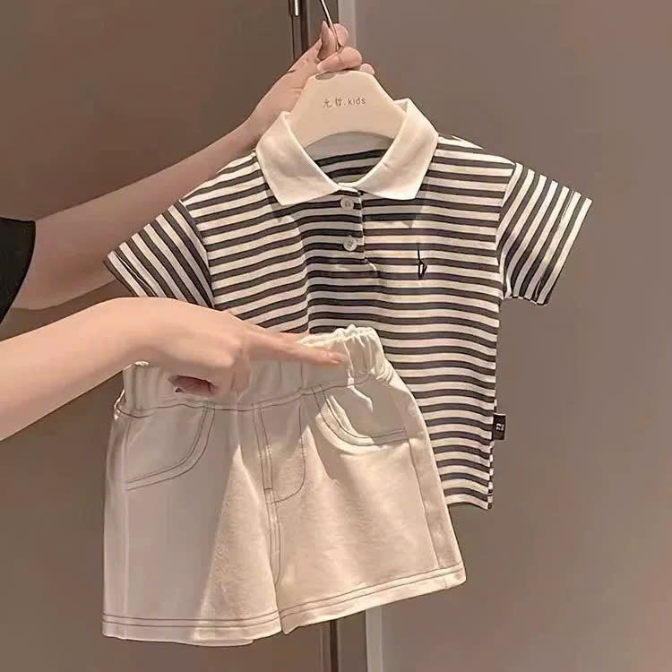 K36B BỘ POLO KẺ NGANG MÃ 2 - A117.1746B