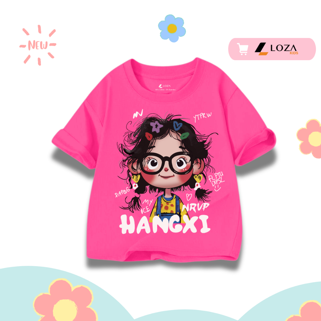 Áo phông bé gái in hình 'Cô gái Hang-xi' -Loza Kids AT3126_thumbnail_0