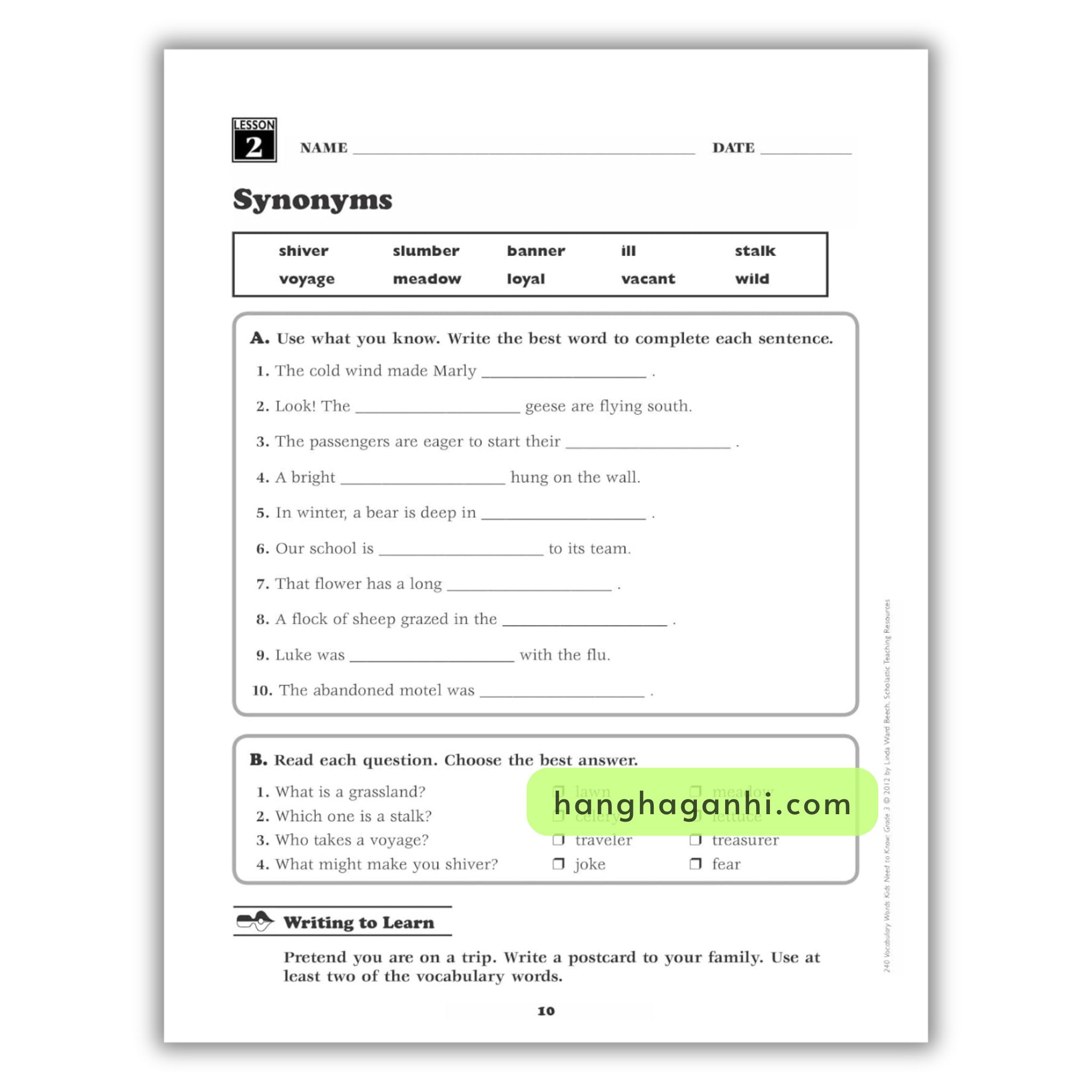 Sách 240 Vocabulary Words Kids Need To Know – Trọn bộ 6 cuốn_thumbnail_29