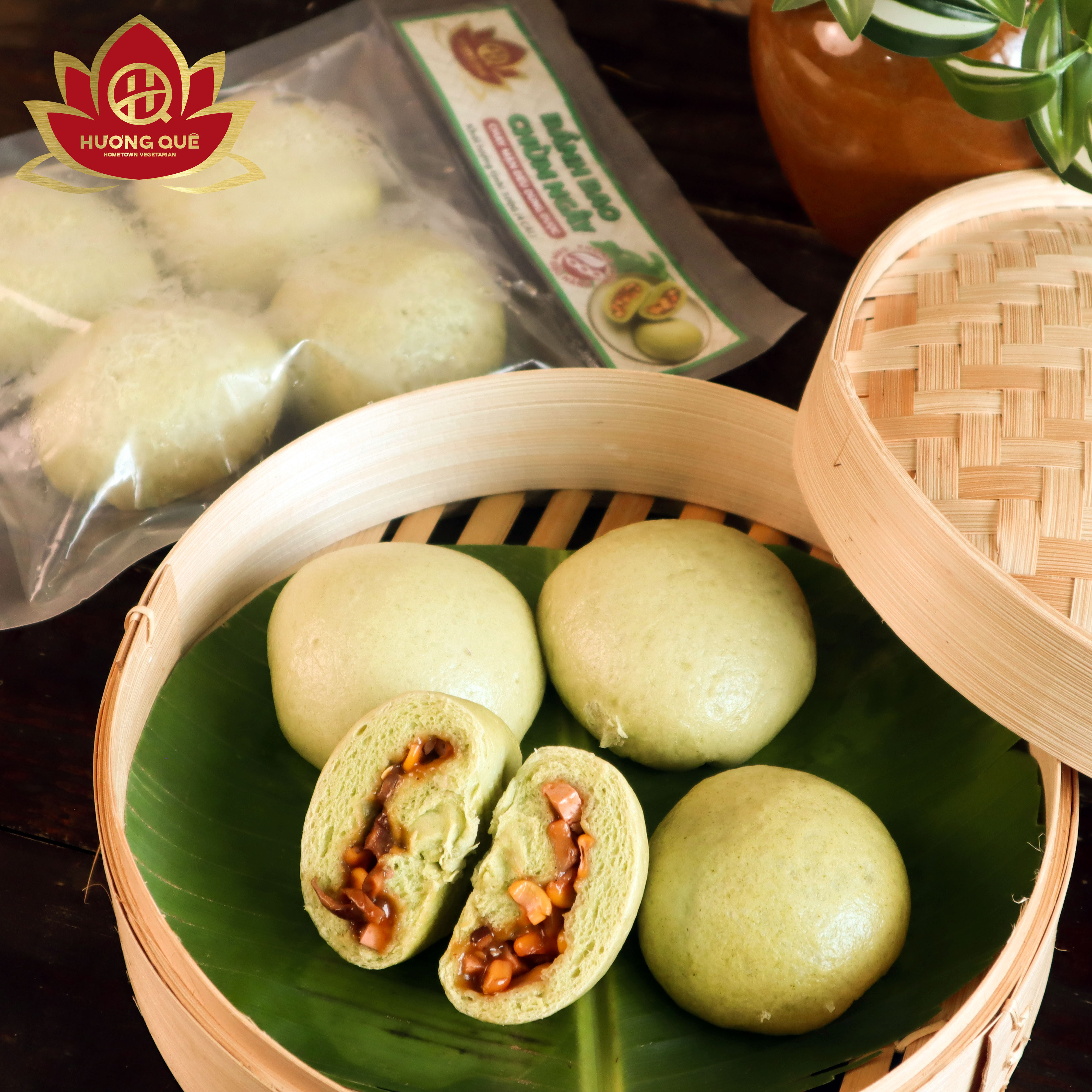 [Đông Lạnh] Bánh Bao Chùm Ngây (75g x 4 cái)