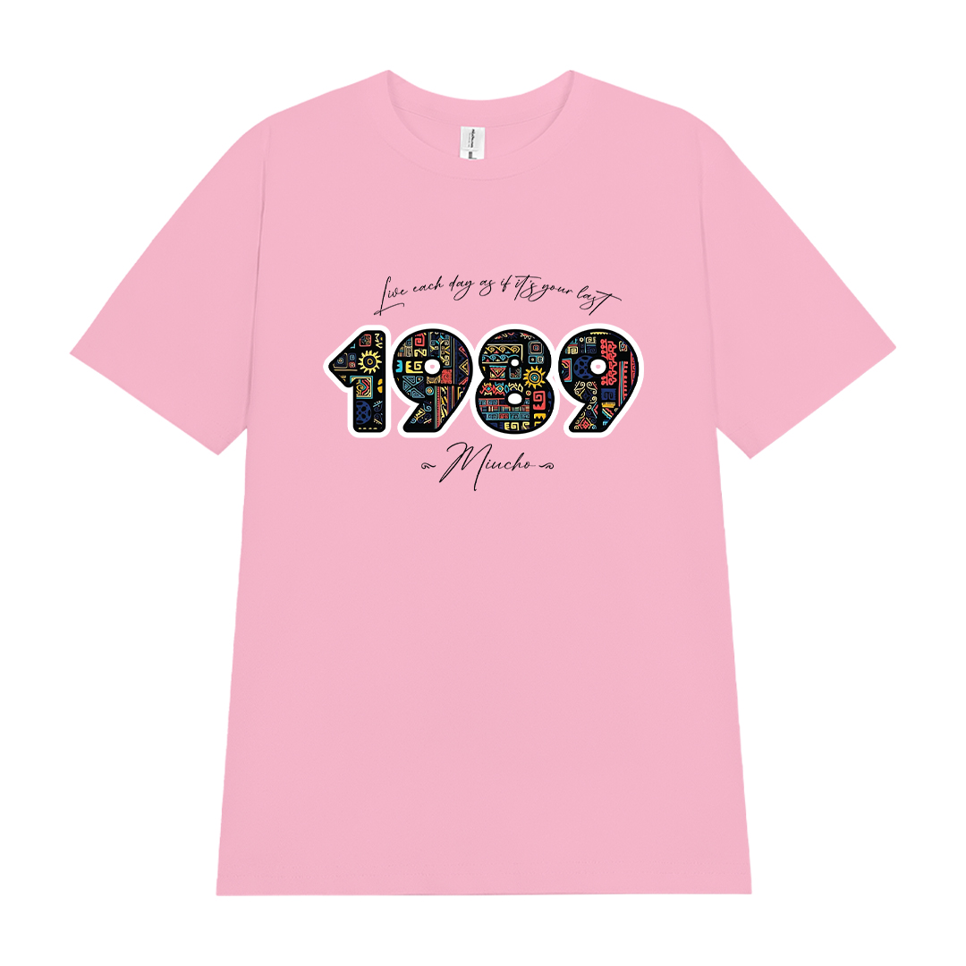 Áo thun nữ in năm sinh 1989 form vừa regular vải cotton 4c thoáng mát ARD1776 Miucho Chic in mix_thumbnail_9