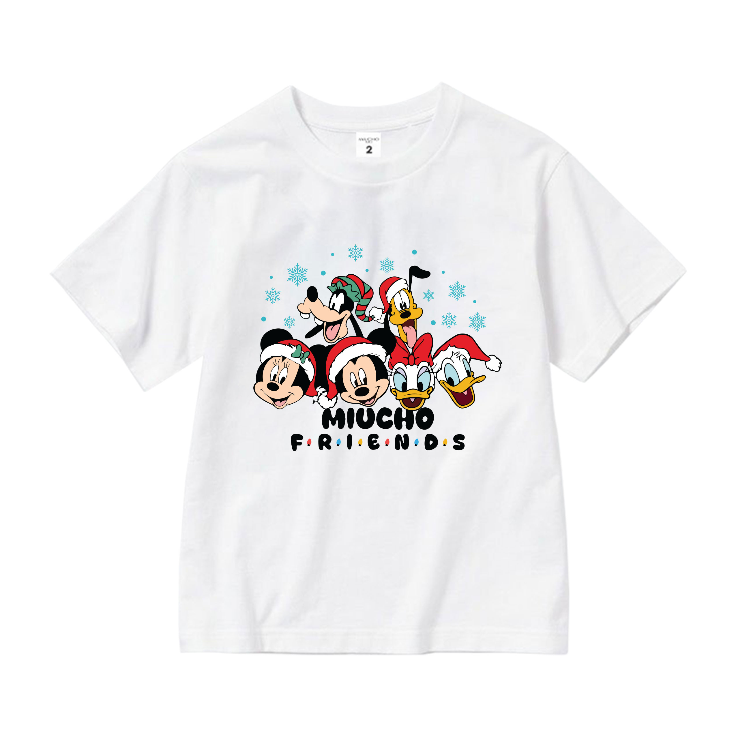Áo thun bé gái giáng sinh noel from rộng chất vải cotton thoáng mát AED1706 Miucho Kid in graphic_thumbnail_7