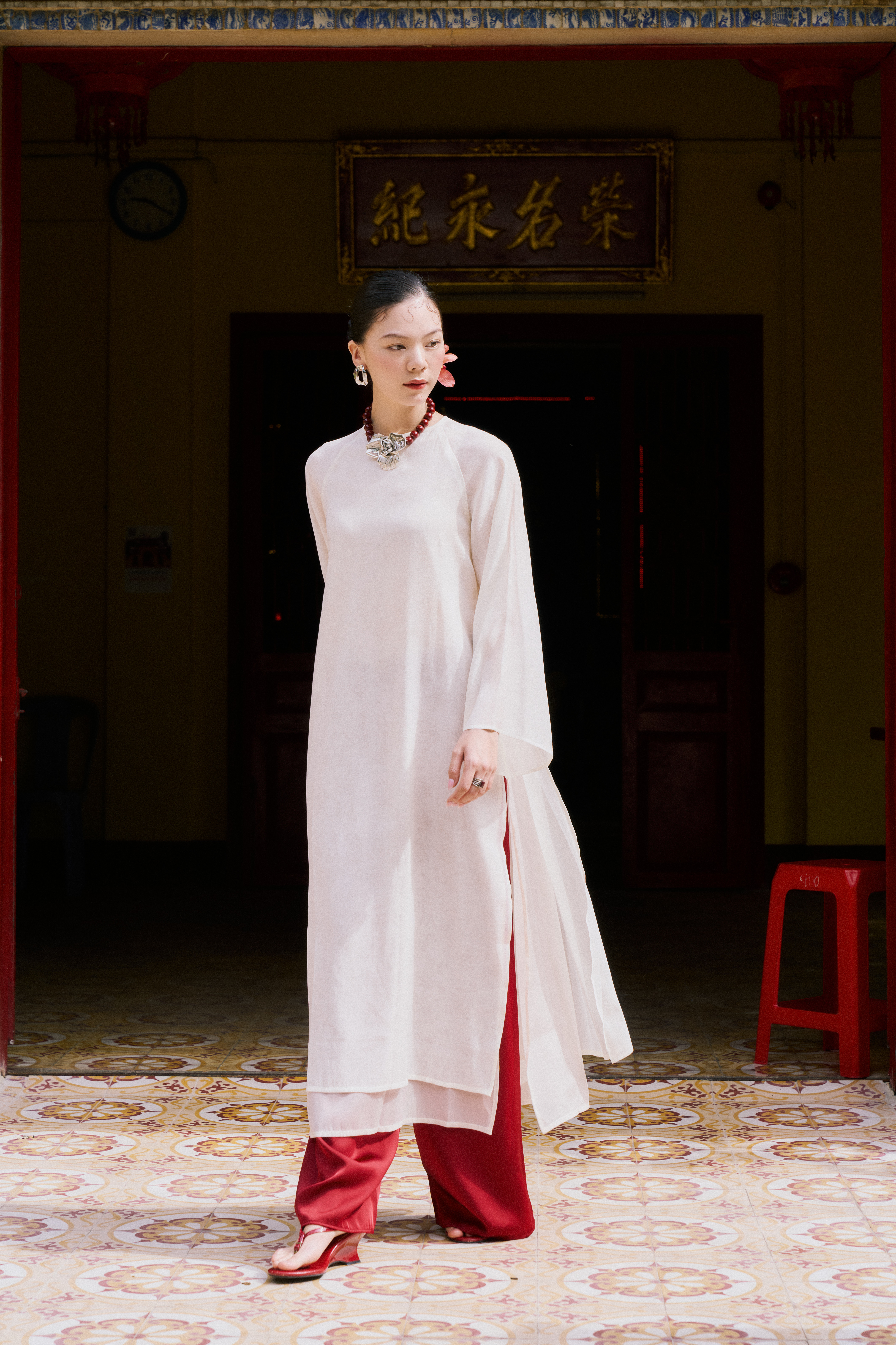 Whispering Cloud Set | Set Ao Dai
