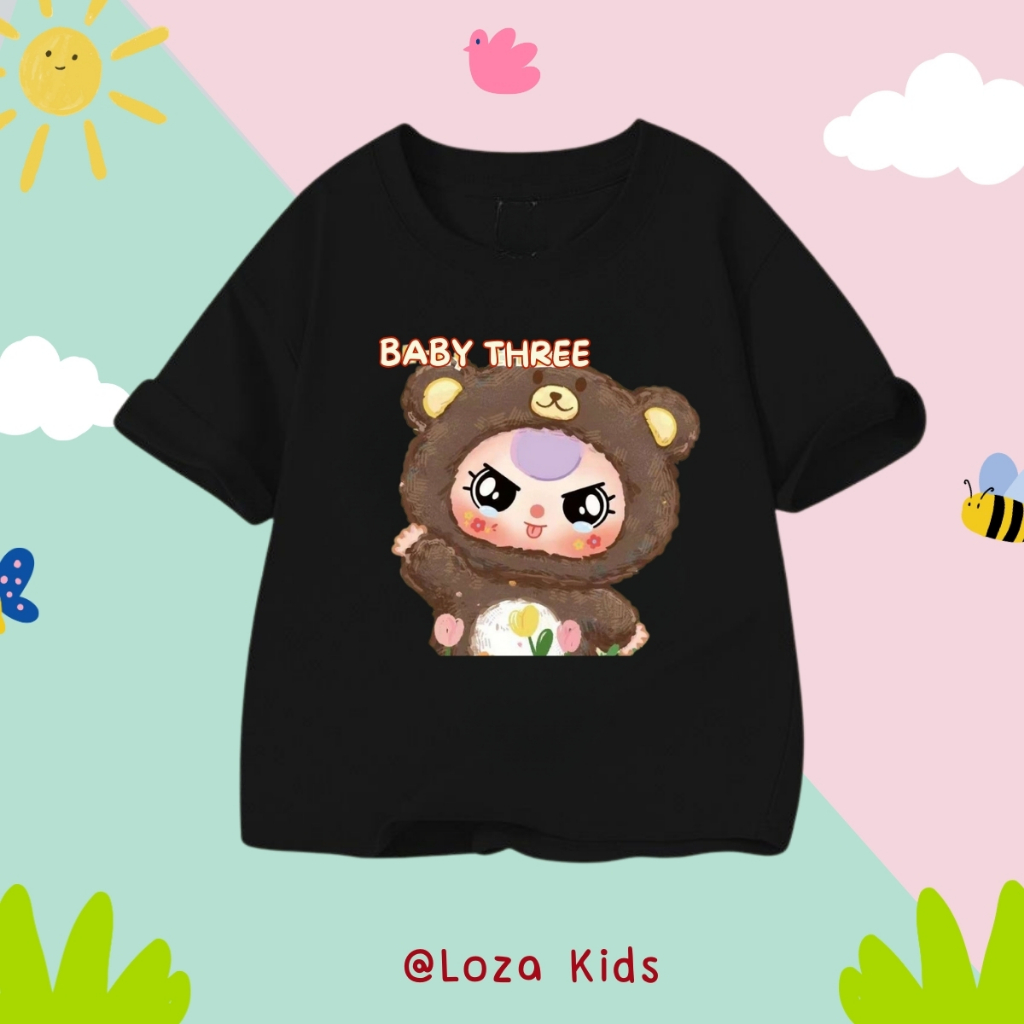 Áo thun trẻ em in hình Baby three - Loza Kids AT2916_thumbnail_1