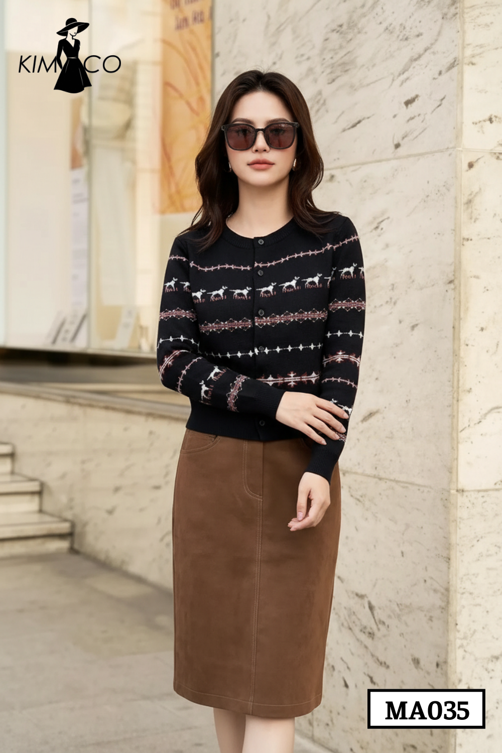 Áo Noir Reindeer Knit Cardigan - MA035_thumbnail_2