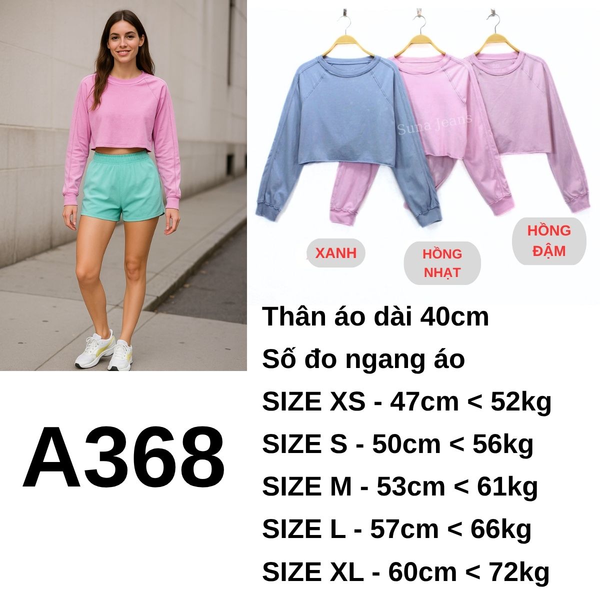 A368 - Áo crop -SO