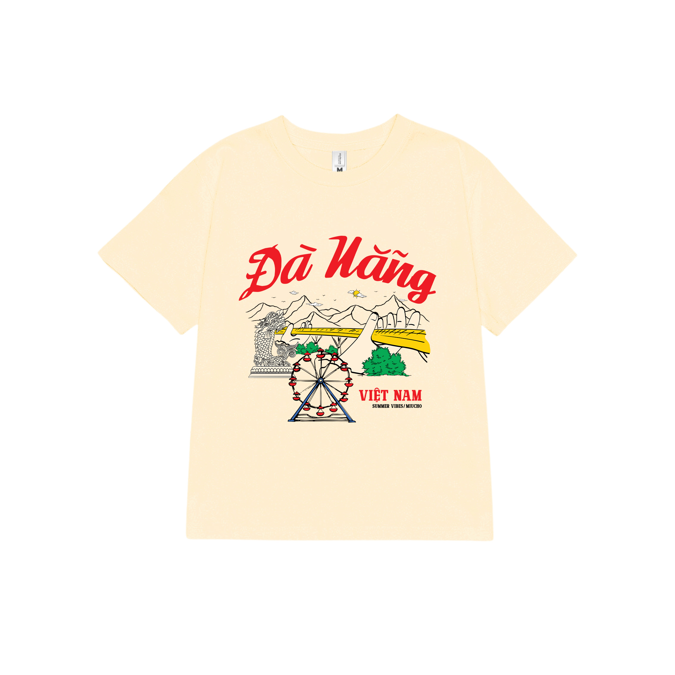 Áo thun baby tee form ôm xinh xắn ABD1278 Miucho tay ngắn cổ tròn in hình Đà Nẵng_thumbnail_10