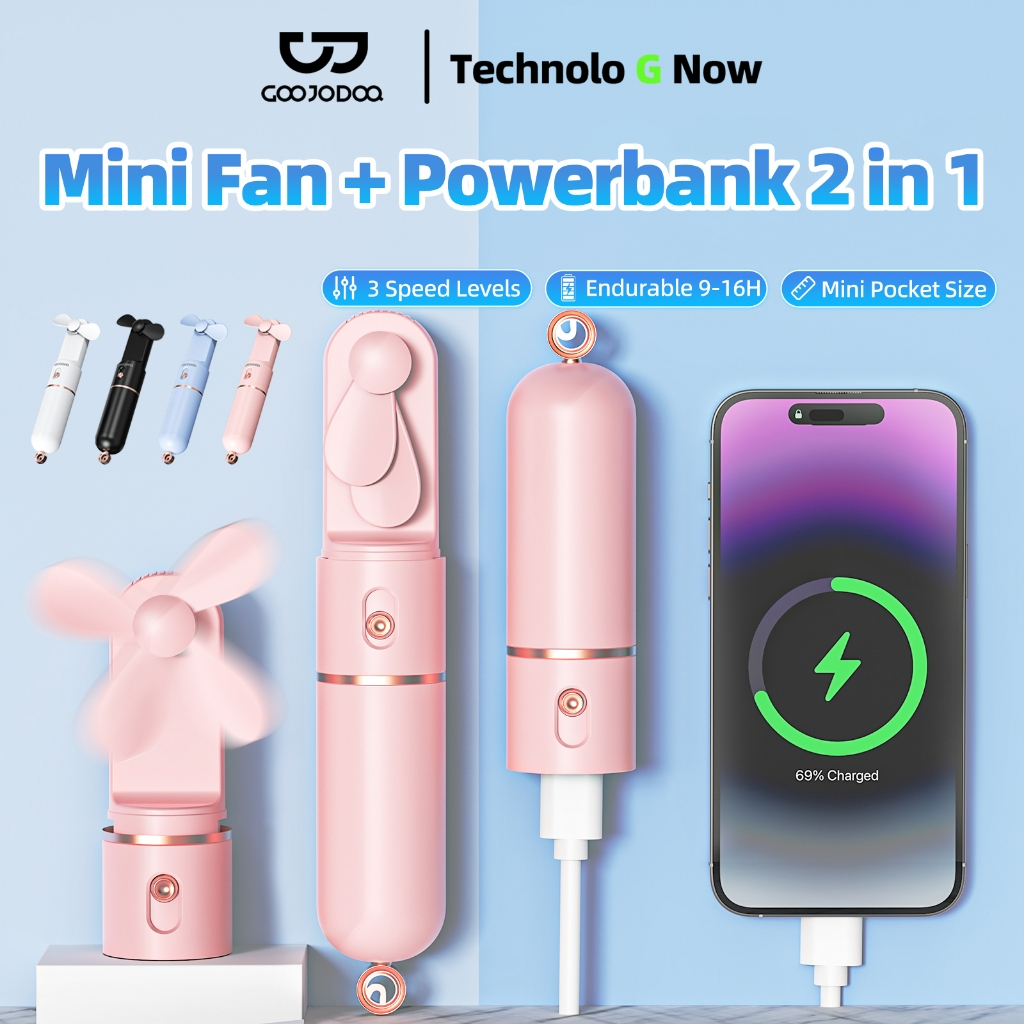GOOJODOQ Pocket Hand Held Fan FS083 2500maH_thumbnail_8