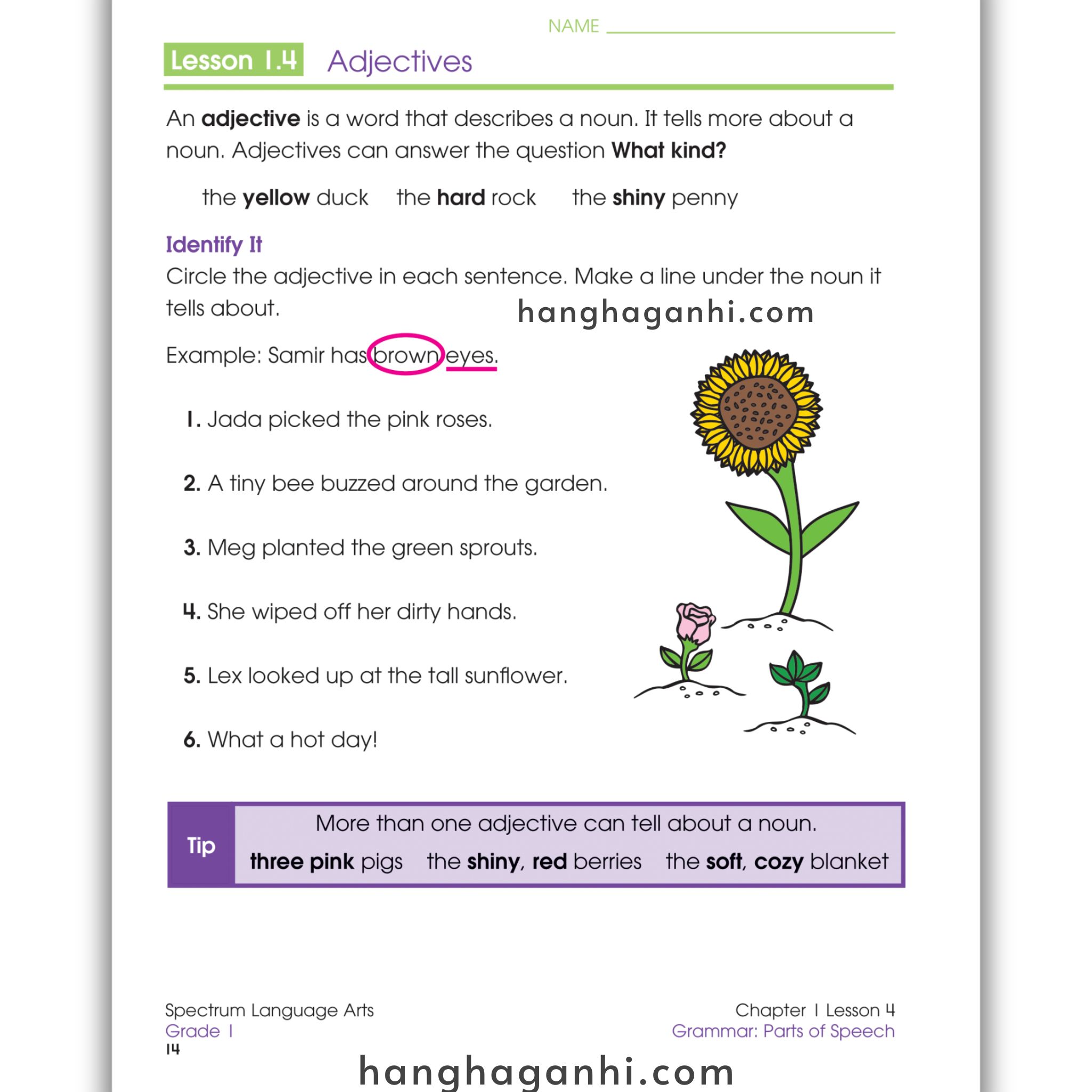 Sách Spectrum Language Arts Workbook Grade 1_thumbnail_16