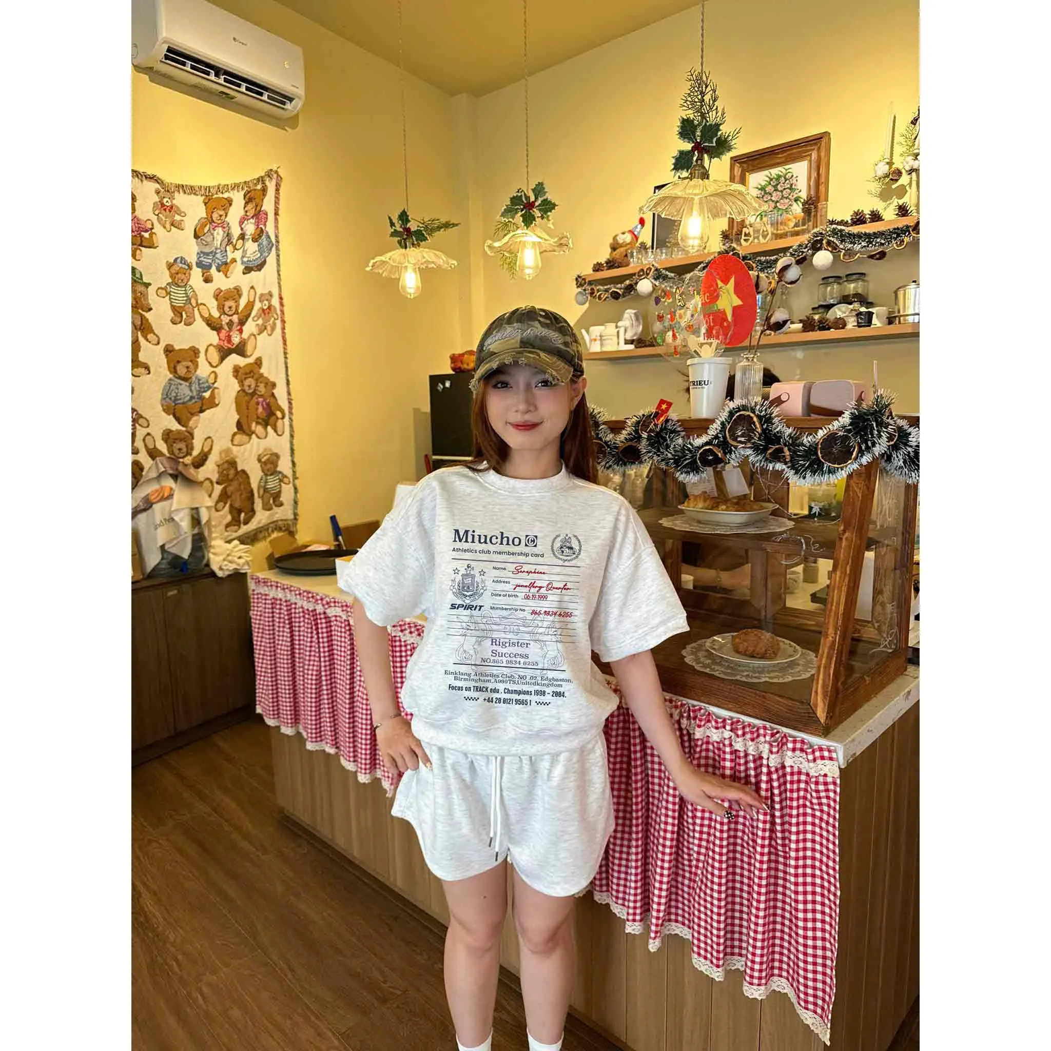 Áo Sweater boxy tay ngắn unisex Miucho nỉ 2 da dày dặn thoáng mát thấm hút mồ hôi tốt basic in mix 2629_thumbnail_4