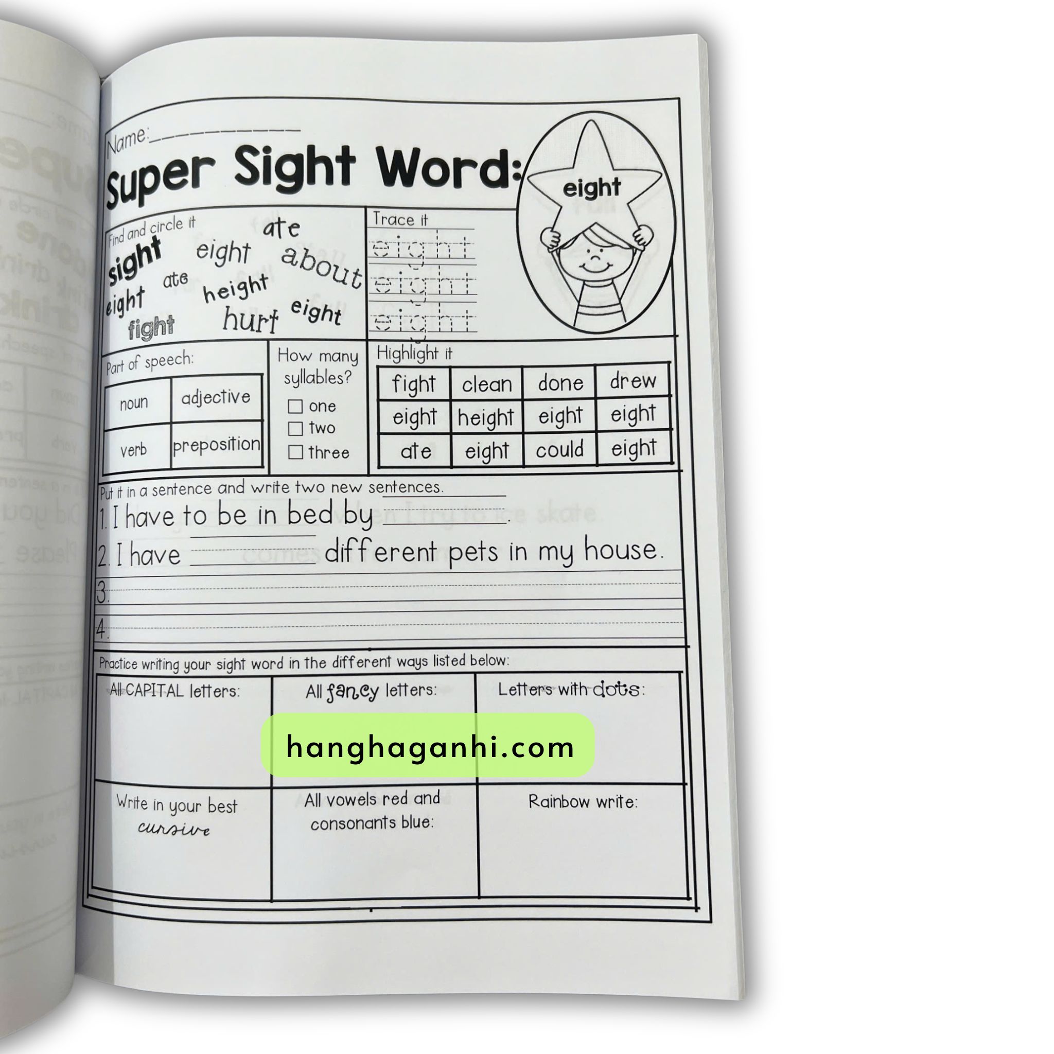 Sight Word Super Stars bộ 5 quyển 5 cấp độ_thumbnail_9