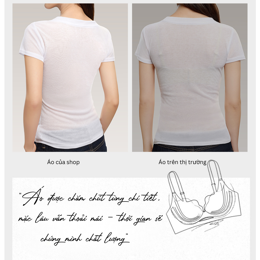 Vikam store [Mã B71] Áo Ngực Nữ Su Đúc Mềm Mại Cao Cấp Áo Lót Nữ Mút 2Cm Nâng Dẩy Không Gọng Vikam Size 34-38 Màu Đen Trắng Hồng_thumbnail_5