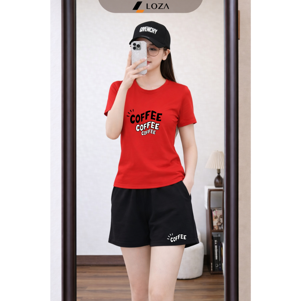 [Form vừa] Set đồ nữ form vừa hình chữ Coffee - Loza VP616_thumbnail_2
