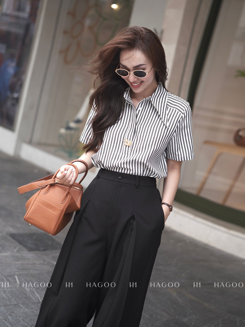 Áo sơ mi kẻ sọc bổ trụ cổ đức_thumbnail_3