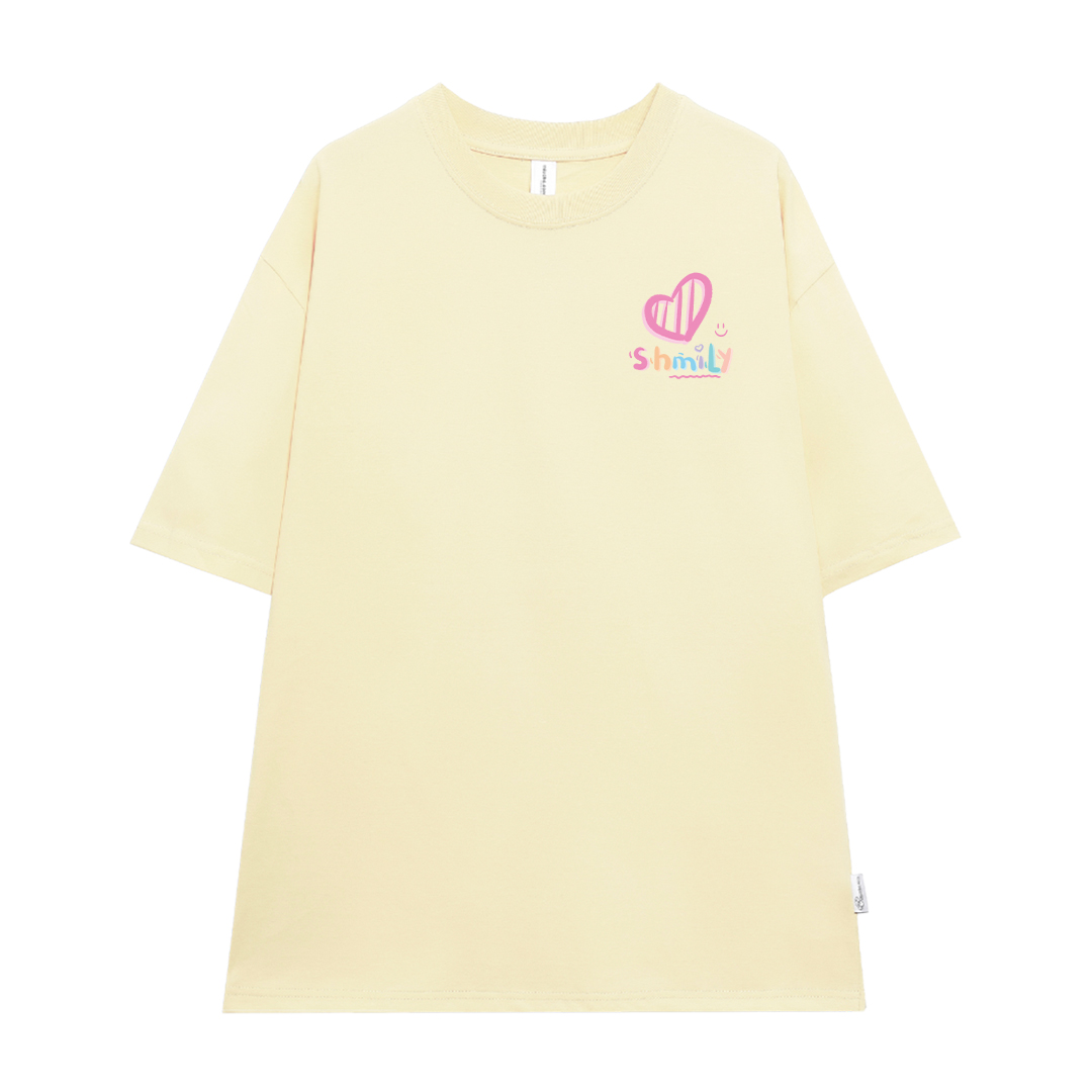 Áo thun cặp nam nữ đôi form rộng vải cotton co giãn thoáng mát ATD1666 Miucho in mix_thumbnail_0