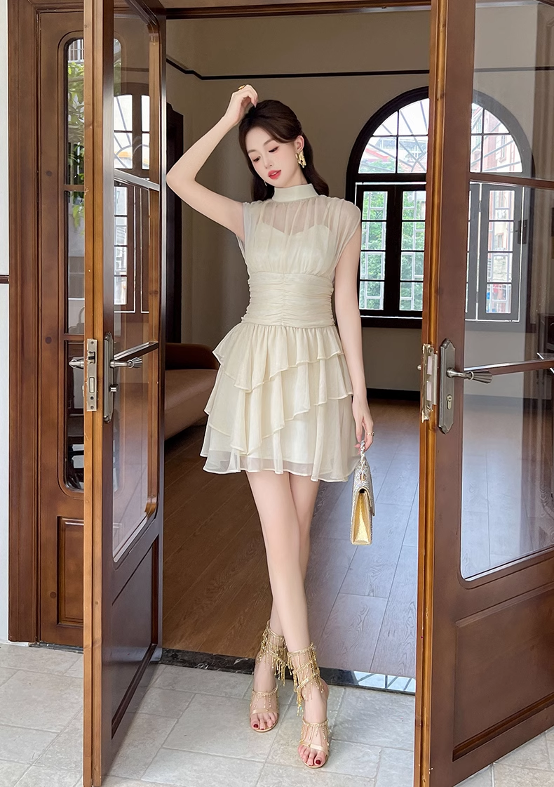 15790-Đầm voan trắng  tay con xếp tầng ( voan, lót)_thumbnail_2