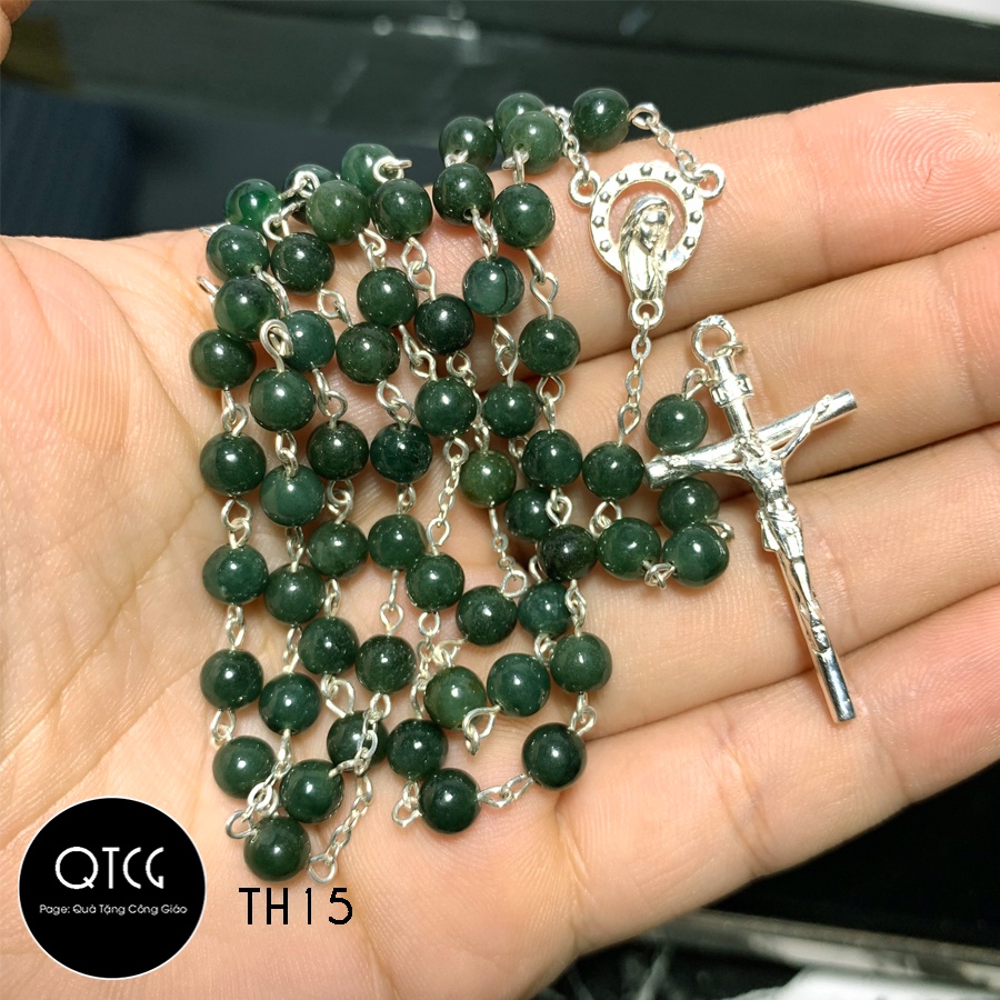Vòng Mân Côi - Tràng Hạt 50 - Mẫu TH15 cho nam nữ - Quà tặng Công Giáo tinh tế, ý nghĩa_thumbnail_1