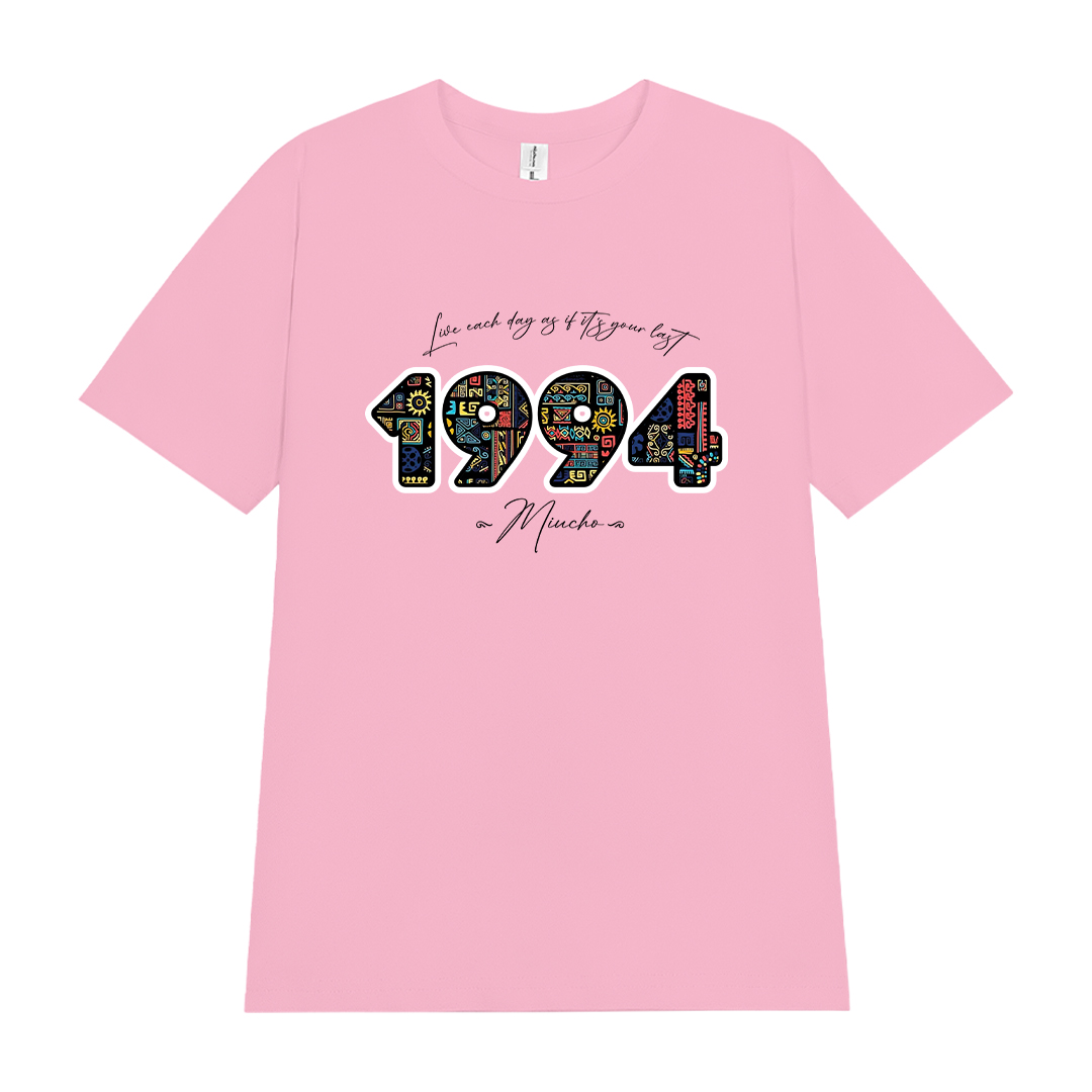 Áo thun nữ in năm sinh 1994 form vừa regular vải cotton 4c thoáng mát ARD1781 Miucho Chic in mix_thumbnail_9