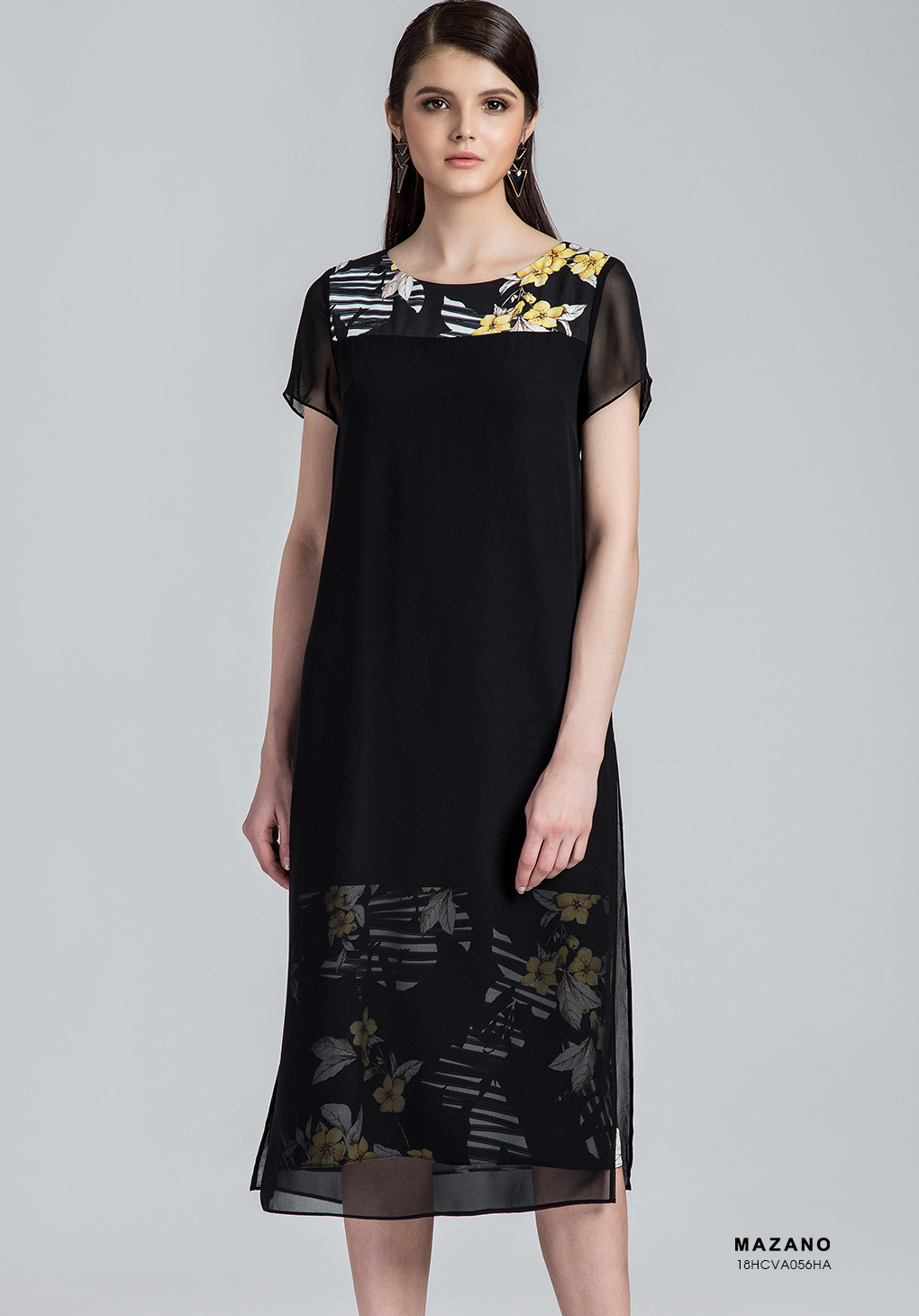 Váy đen phối hoa cách điệu_thumbnail_1