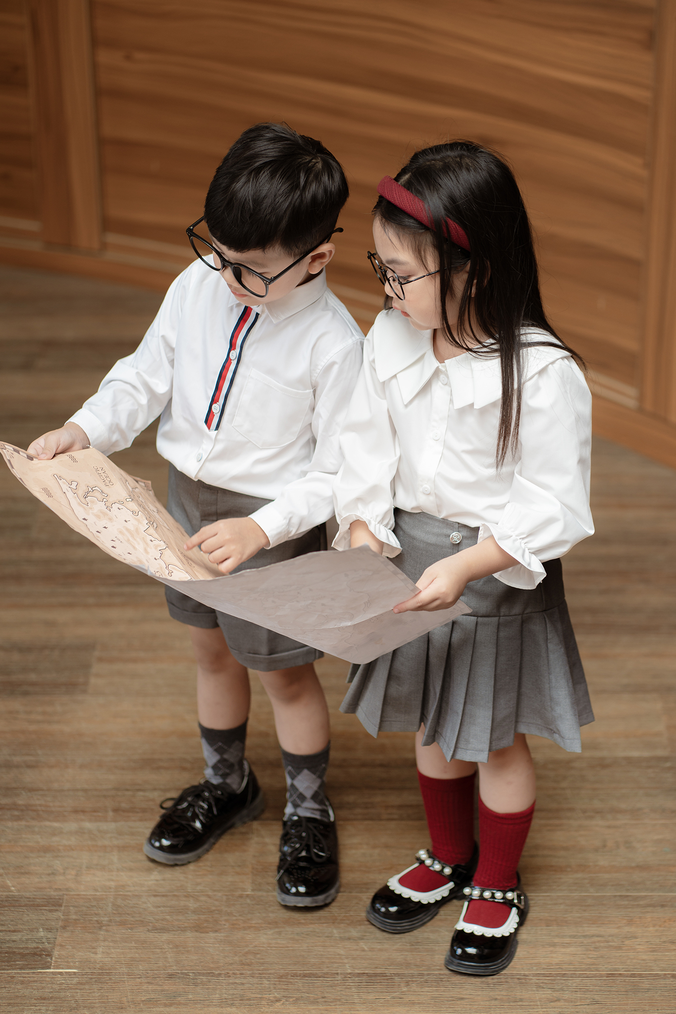 Áo sơ mi dài tay phối dây nẹp áo_thumbnail_6