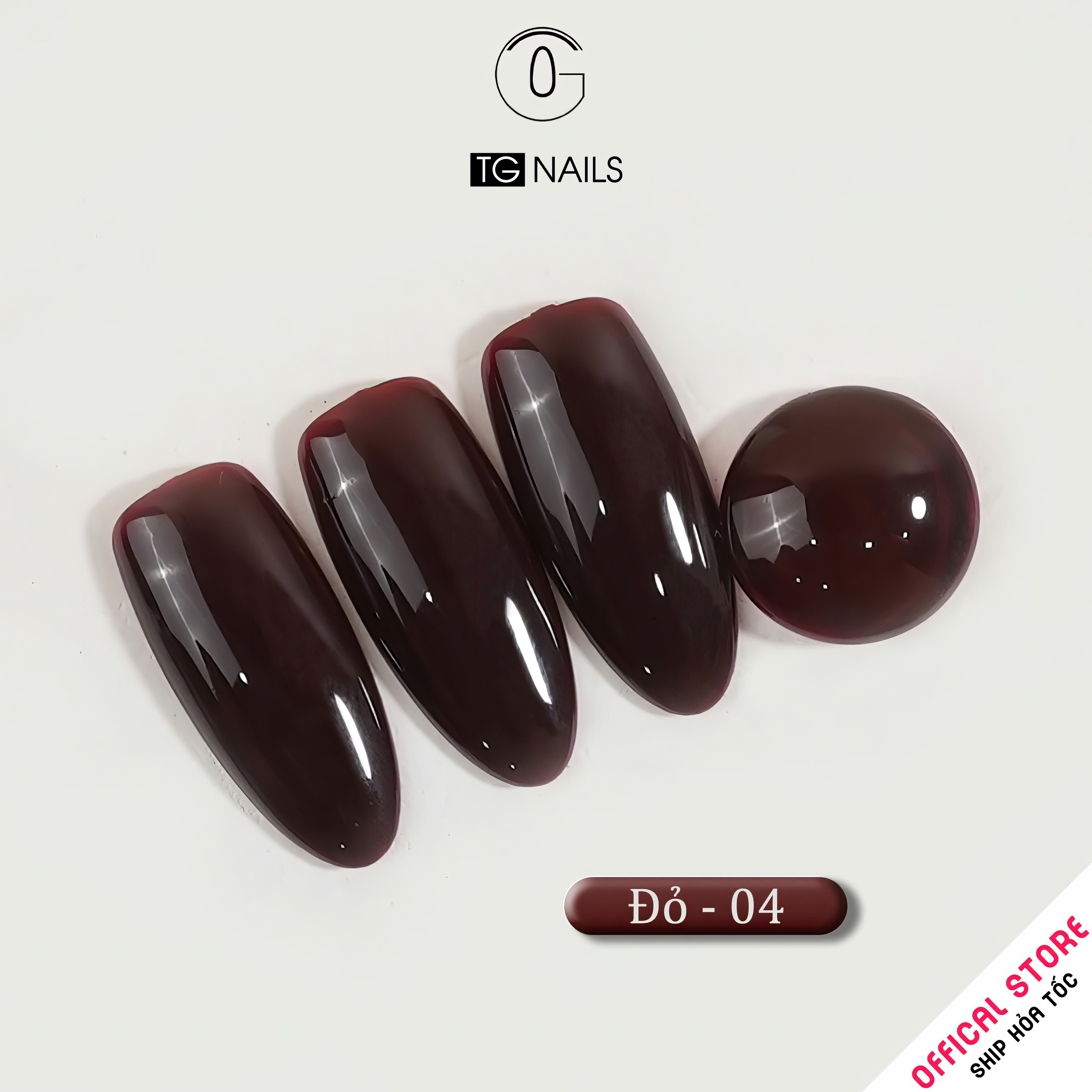 Sơn móng TG Nails gel. Khối lượng tịnh: 10g/ lọ. Nhãn hàng TG nail gel - Đỏ_thumbnail_6