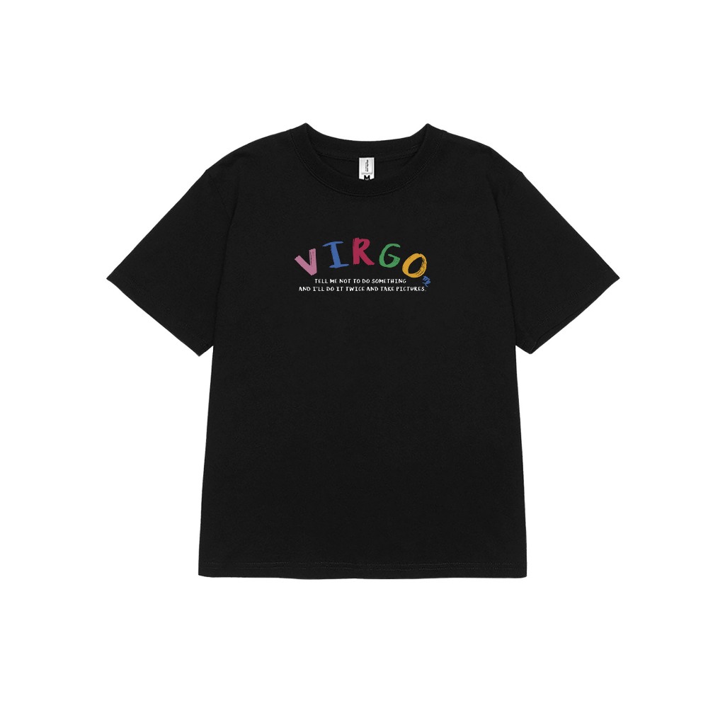 Áo baby tee ABD361 cung hoàng đạo Xử Nữ VIRGO Miucho cotton cổ tròn in typography_thumbnail_5