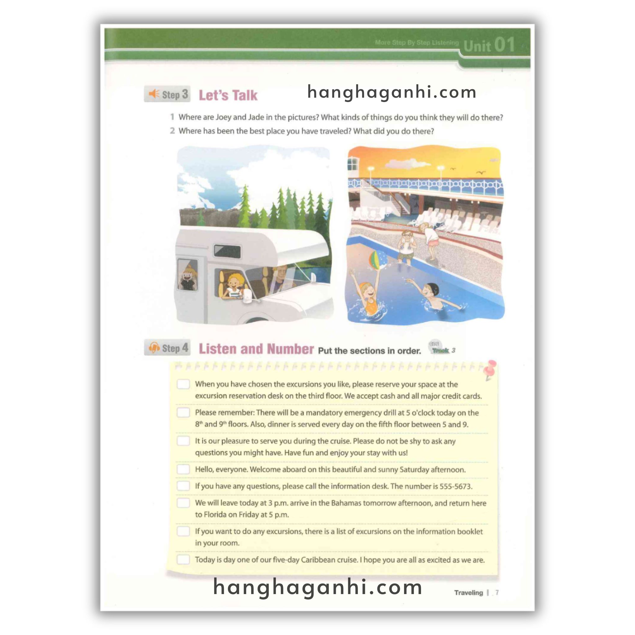 More Step By Step Listening Level 1,2,3  Bộ 3 cuốn kèm File nghe_thumbnail_19