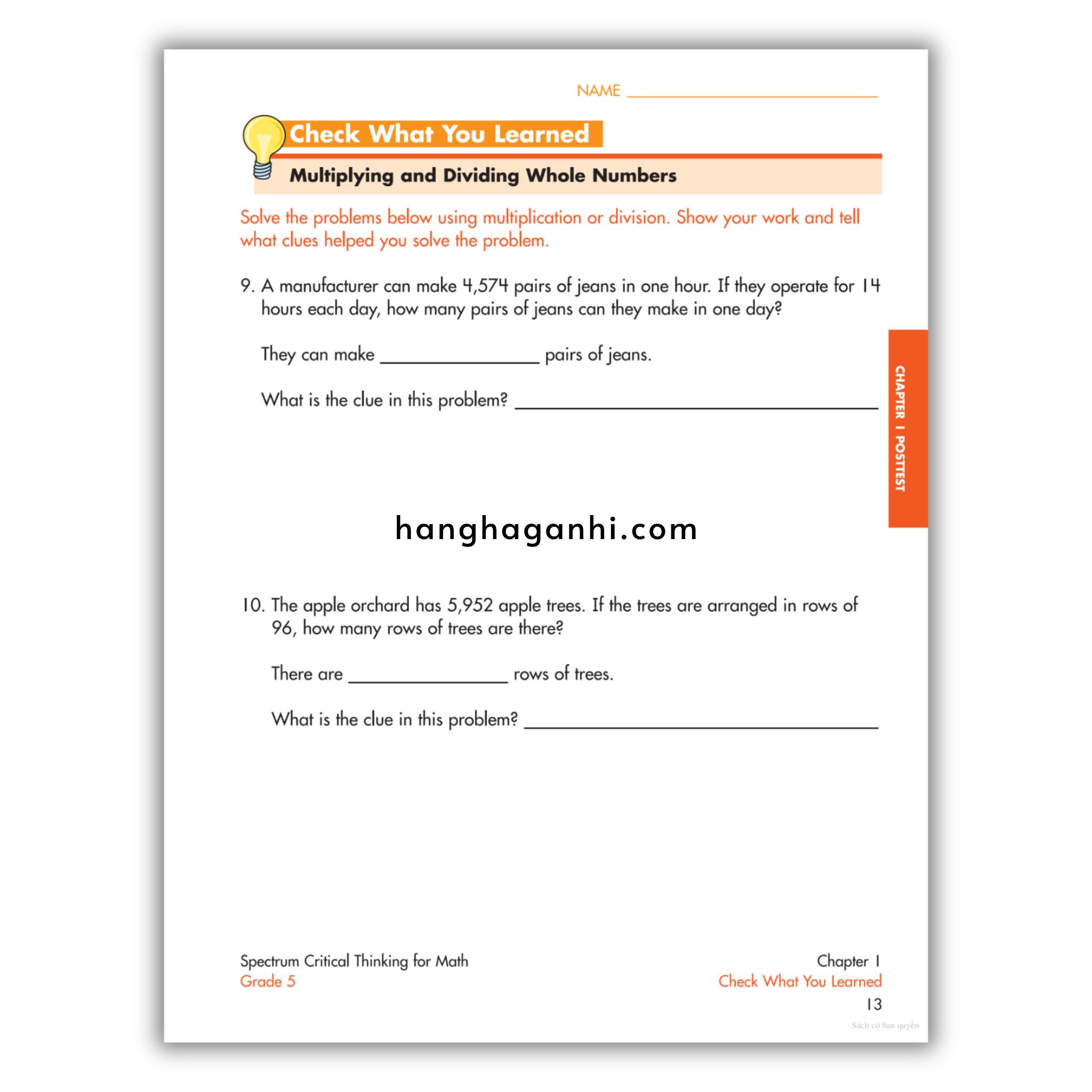 Sách Spectrum Critical Thinking for Math Workbook Grade 5_thumbnail_8