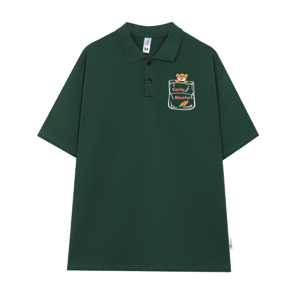 Áo polo nam đứng form tôn dáng PLD803 Miucho Man tay ngắn vải cotton Cổ trụ in basic_thumbnail_10