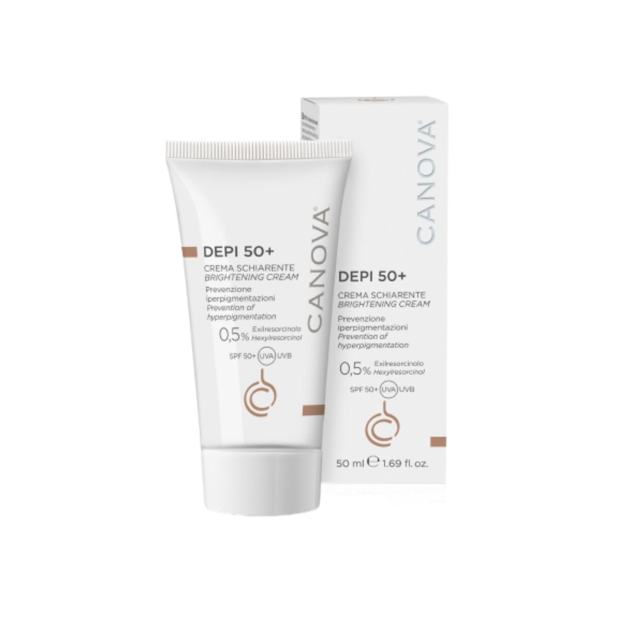 Kem Canova Depi 50+ Brightening cream 50ml - Làm Mờ Nám, Sáng Da Ban Ngày_thumbnail_2