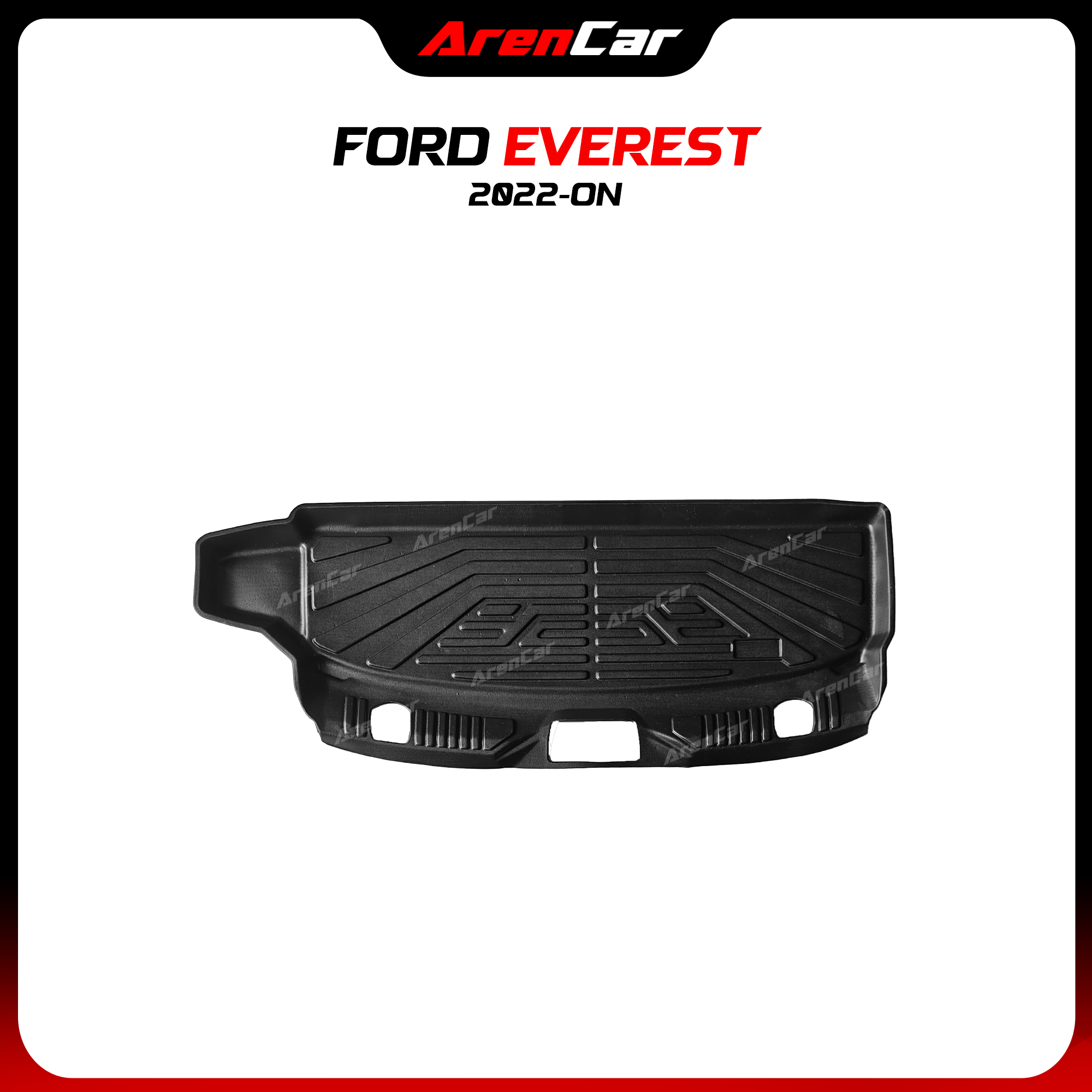 Thảm lót cốp nhựa đúc TPE Ford Everest