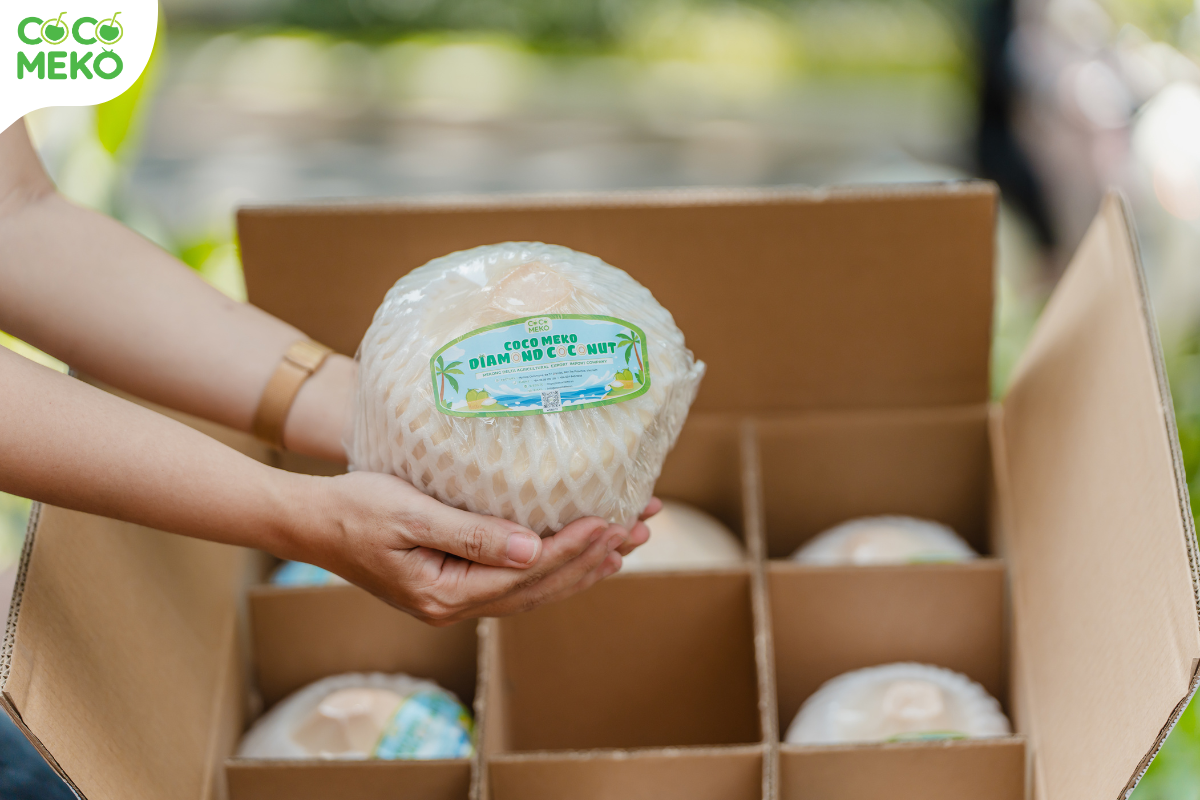 DIAMOND CUT YOUNG COCONUT