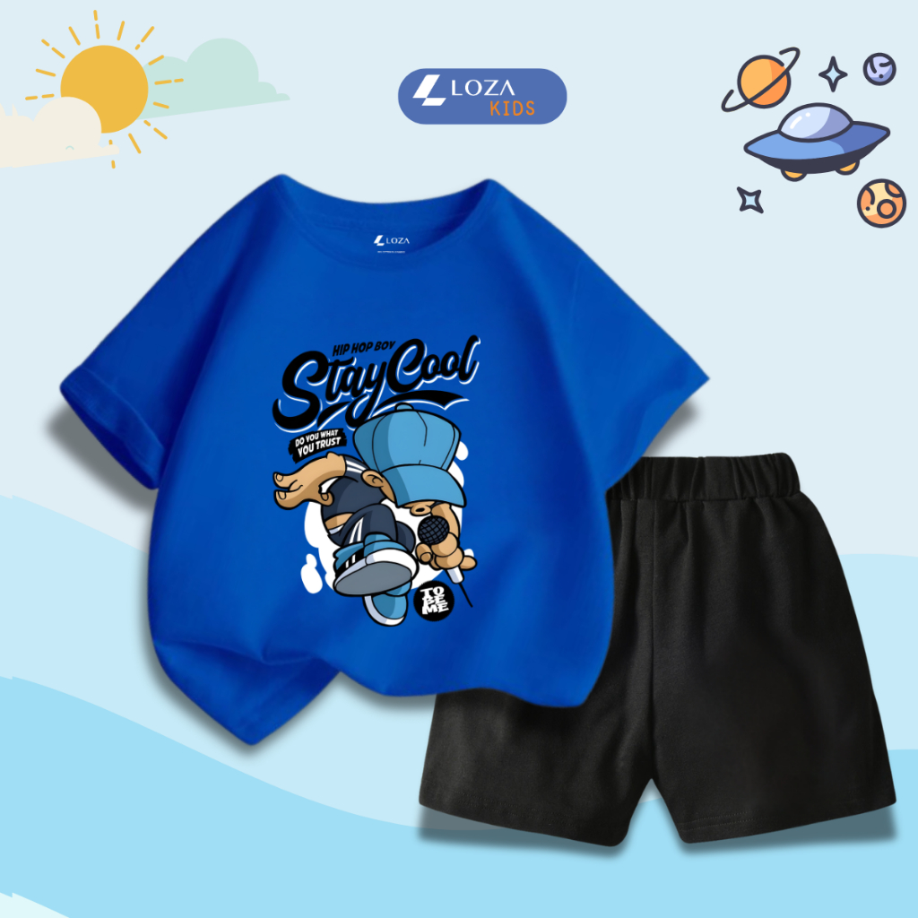Bộ đồ bé trai hình  STAYCOOL - Loza Kids SB605_thumbnail_3