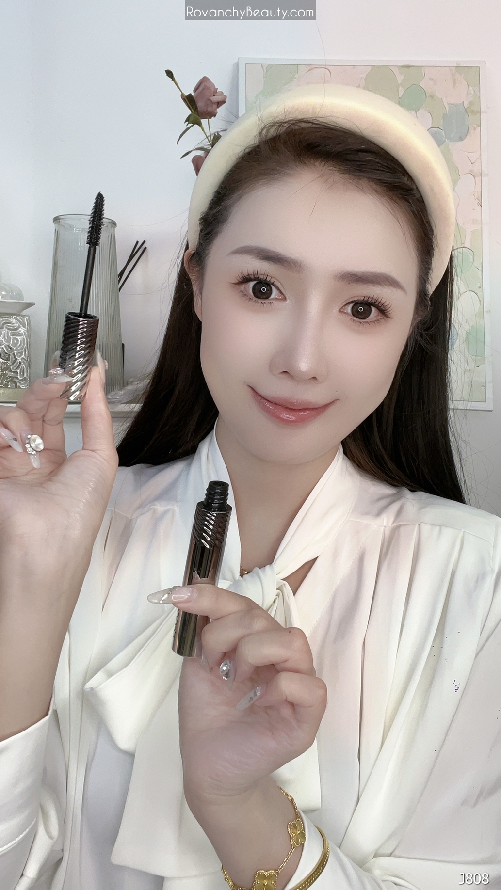 Chuốt Mi QAAJEE J808 Dài Mượt, Định Hình, Không Lem, Công Nghệ Cao_thumbnail_17